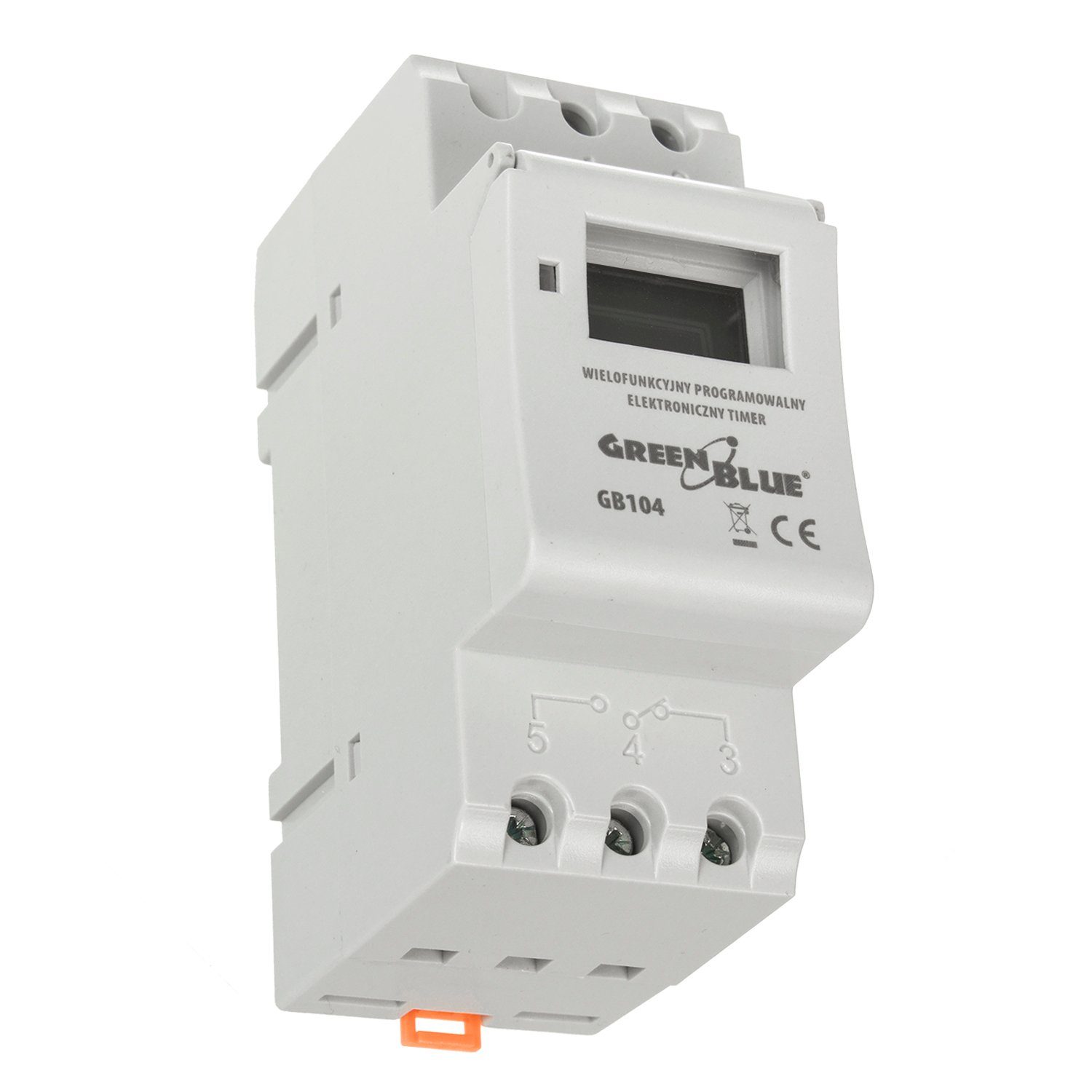 GreenBlue Zeitschaltuhr GB104, Din-Schiene LCD Timer Programmer