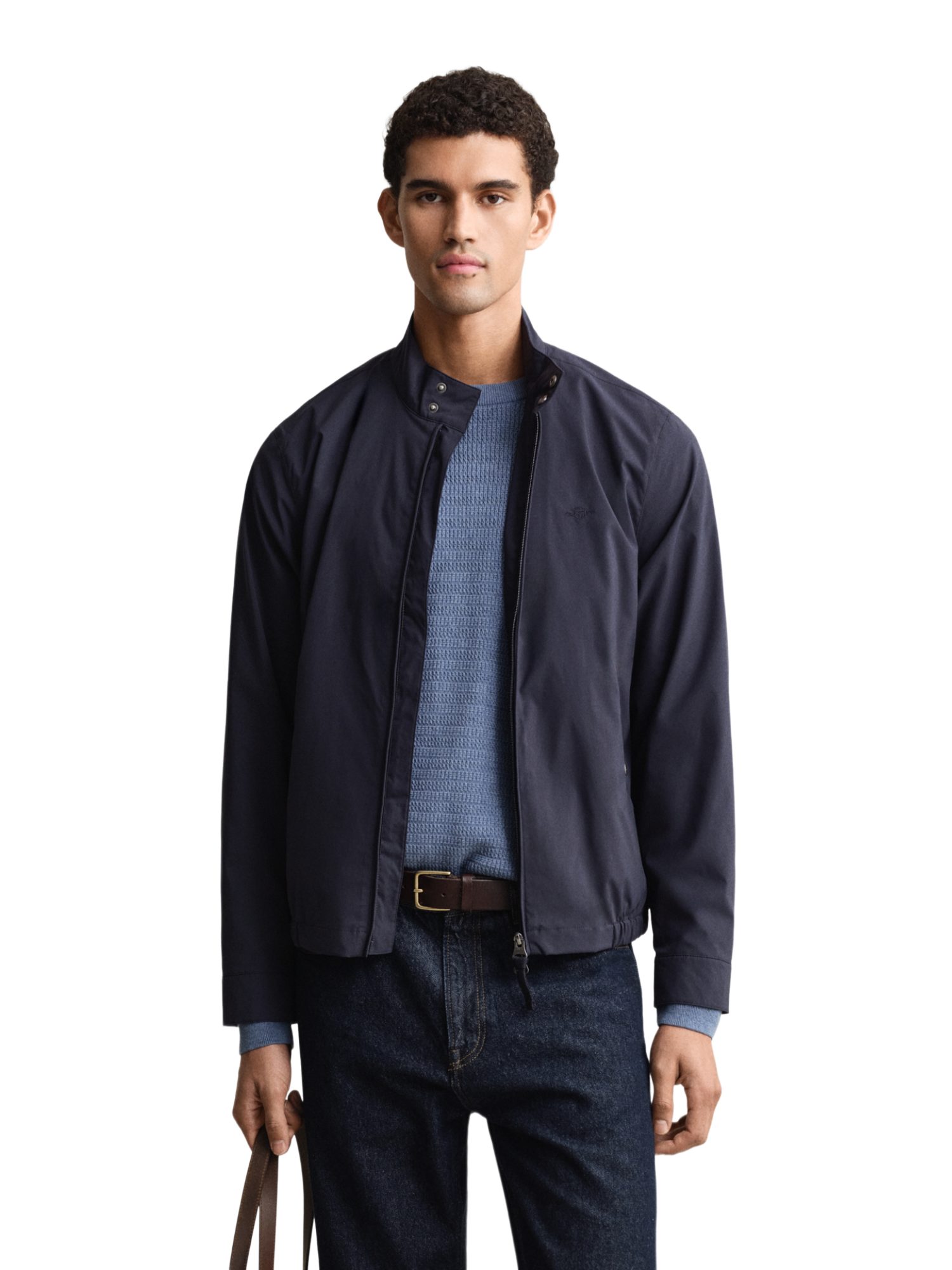 Gant Outdoorjacke blau,Outdoor,Polyester,Unifarben,Stehkragen,Lang,Regular Fit