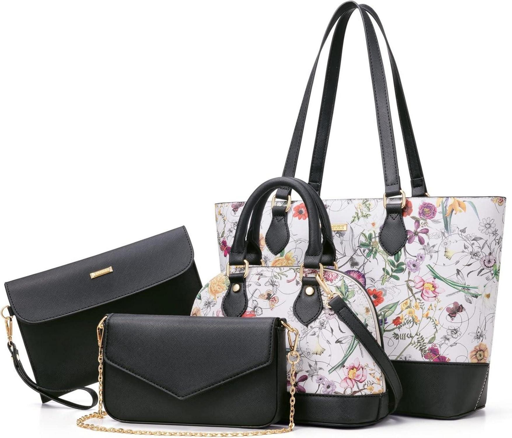LuxusKollektion Handtasche Handtasche Damen 4-teiliges Set günstig online kaufen
