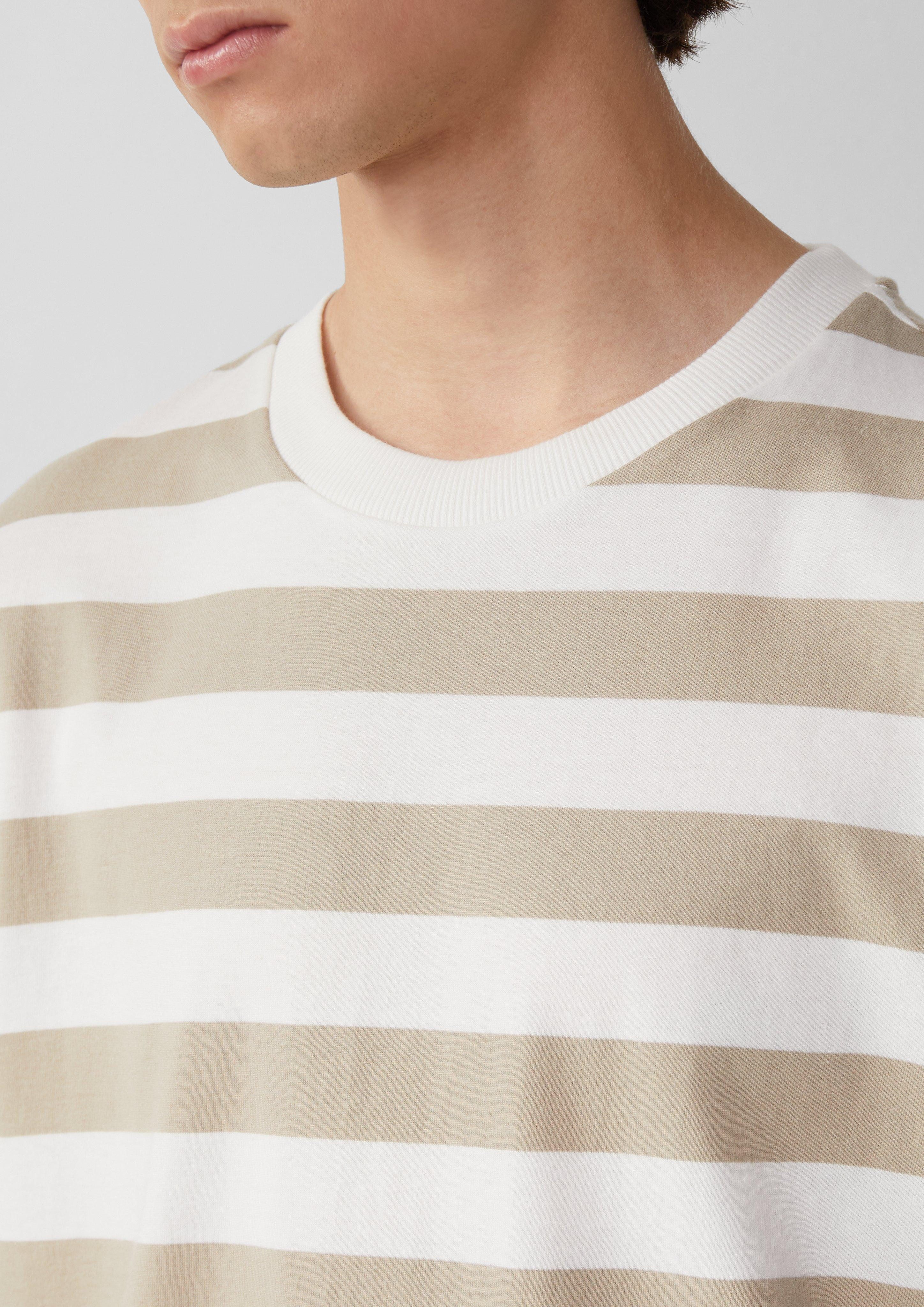 QS Kurzarmshirt T-Shirt mit Rundhalsausschnitt und günstig online kaufen