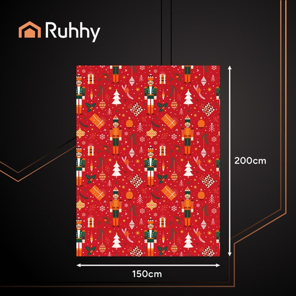 Ruhhy Tagesdecke Flanell-Weihnachtsdecke 150x200 cm, sorgt günstig online kaufen