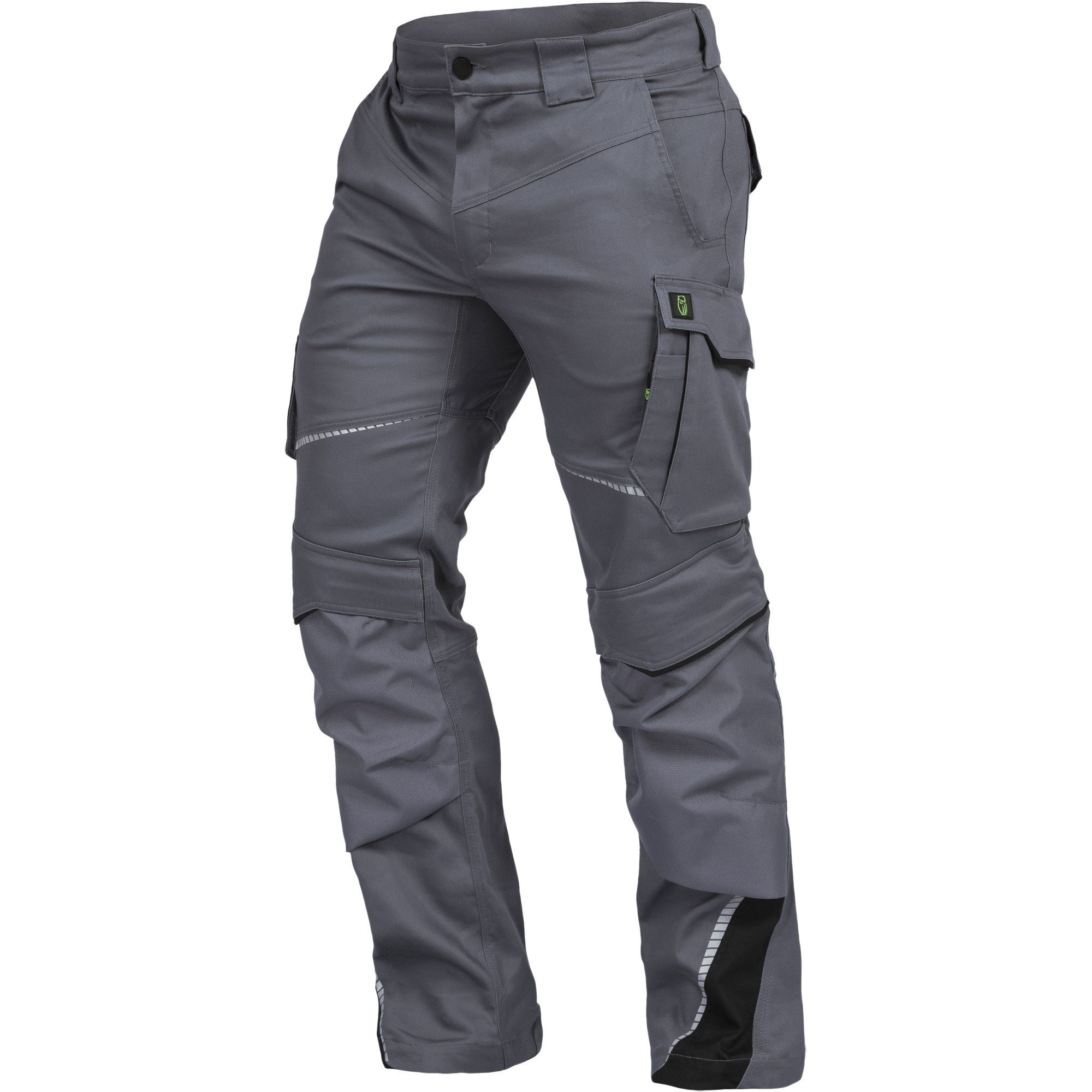Leibwächter Arbeitshose Bundhose Flexline mit Reflektoren für gute Sichtbarkeit