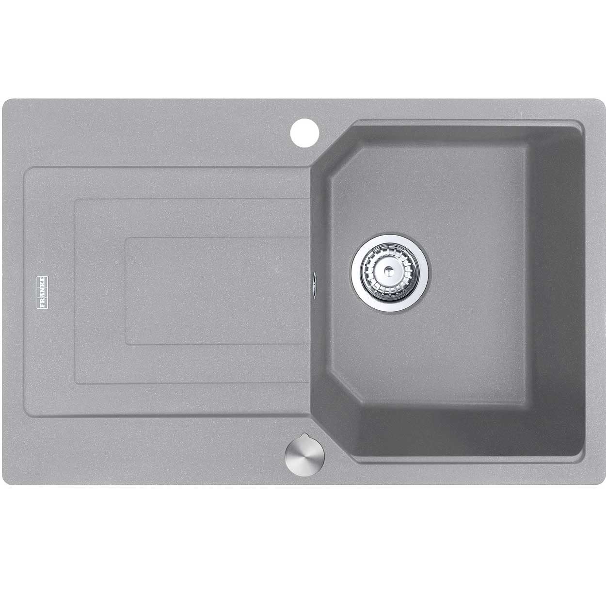 Einbauspüle Maris Urban Einbauspüle UBG 611-78 Onyx Drehknopf Edelstahl ab 45cm