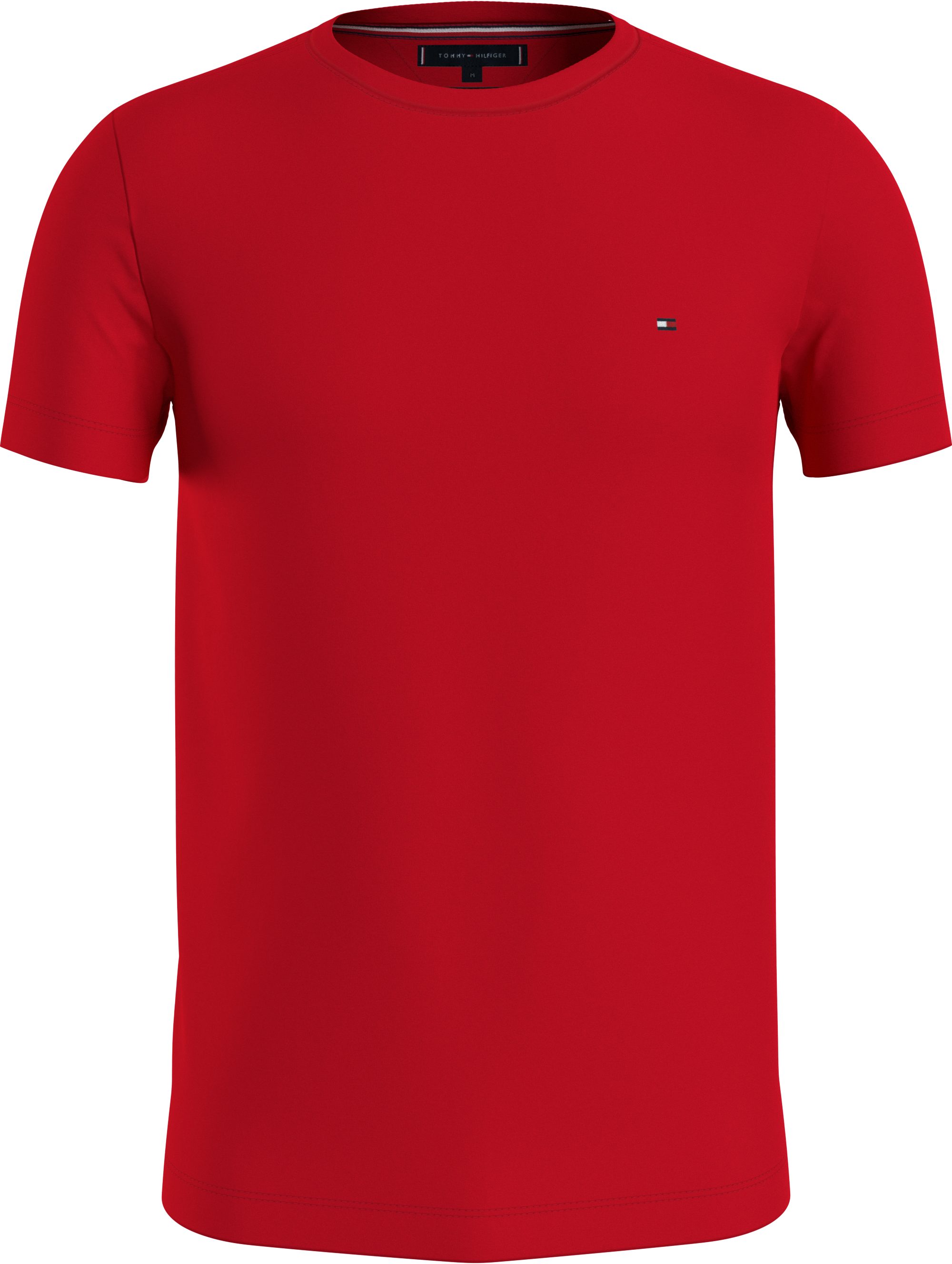 Tommy Hilfiger T-Shirt STRETCH SLIM FIT TEE Fierce Red