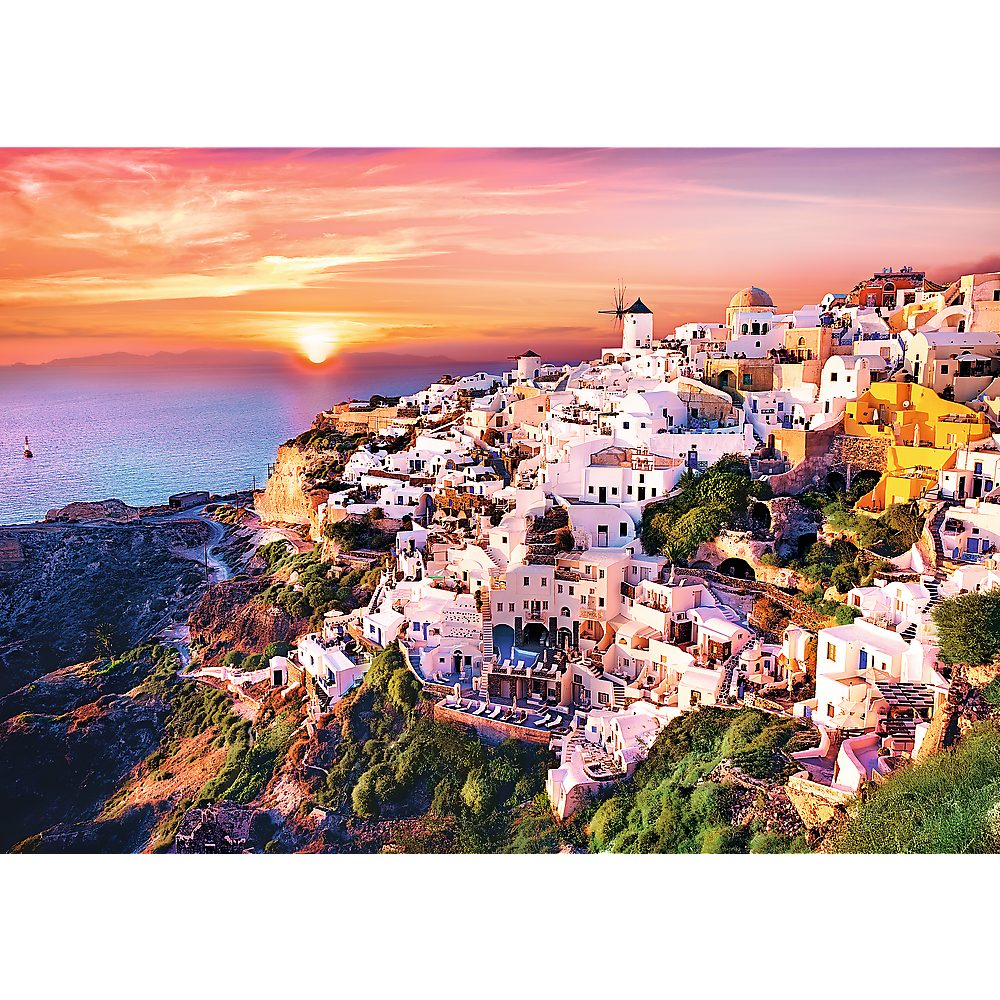 Puzzleteile Santorini Teile Puzzle Sonnenuntergang GmbH 1000 über Trefl Trefl 1000 Puzzle,