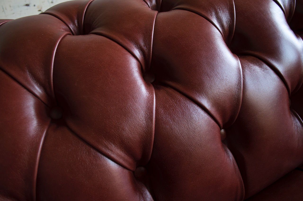 JVmoebel Chesterfield-Sofa Big Chesterfield 4 1 Teile, Europa Sitzer Couch Made 100% in Leder Klassische Sofort, Luxus