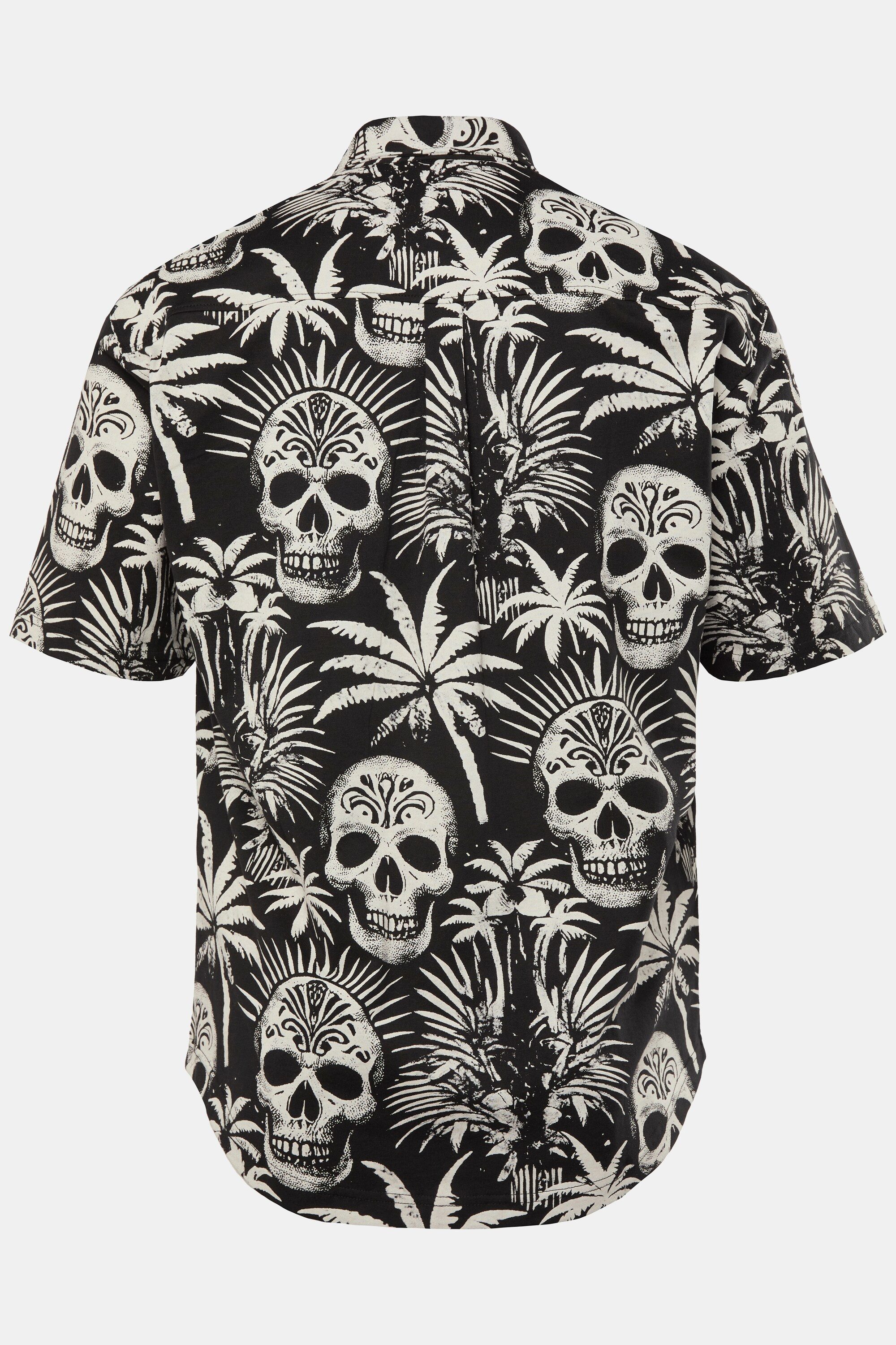 JP1880 Kurzarmhemd JP1880 Jersey-Hemd Halbarm Buttondown-Kragen