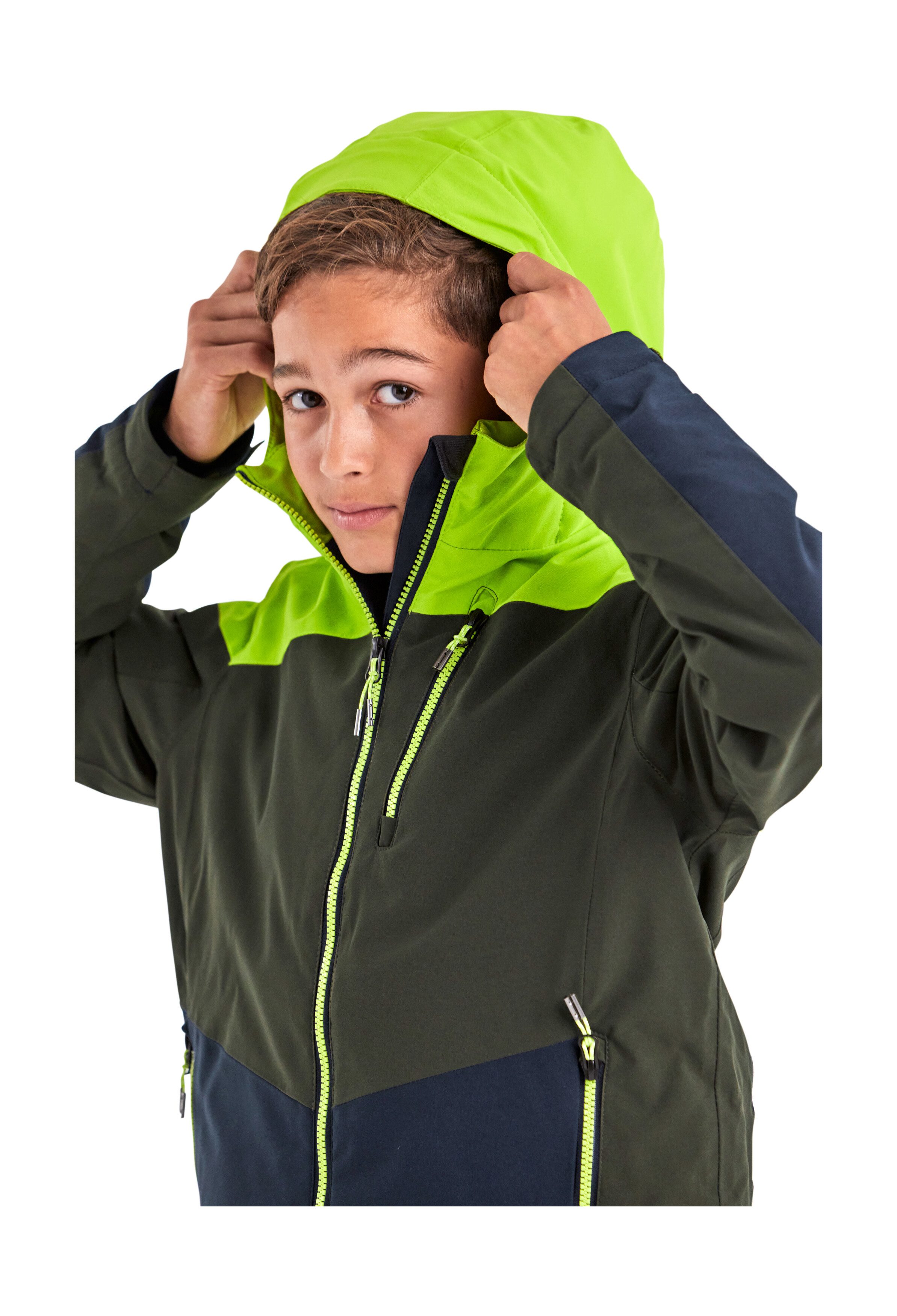 Killtec Skijacke KSW 161 BYS SKI JCKT Wasserdichte, atmungsaktive Skijacke mit abnehmbarer Kapuze