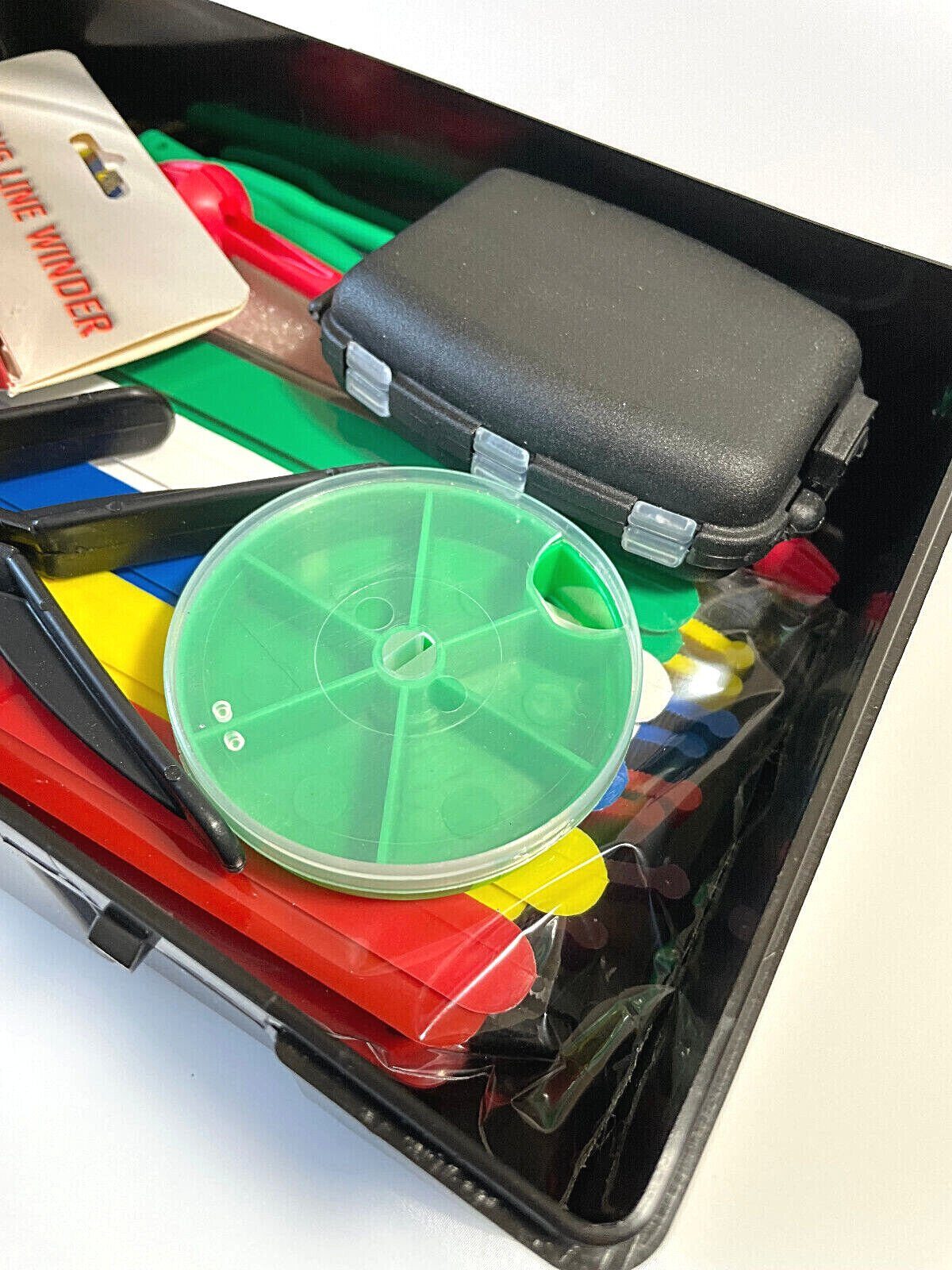 Behr Angelkoffer Geschenkbox 23Teile Vorfachaufwickler Aufwickler Leiter Angebot Angeln (Spar-Set XXL, 23 St), XXL SPAR PAKET