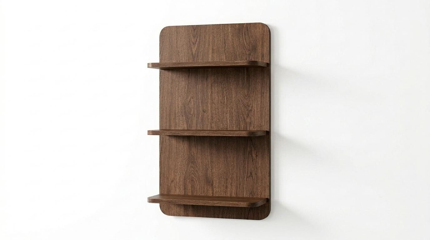 JVmoebel Wandregal Wandschrank Stil modern braun bequem praktisch Wohnzimmer Regal, 1-tlg.