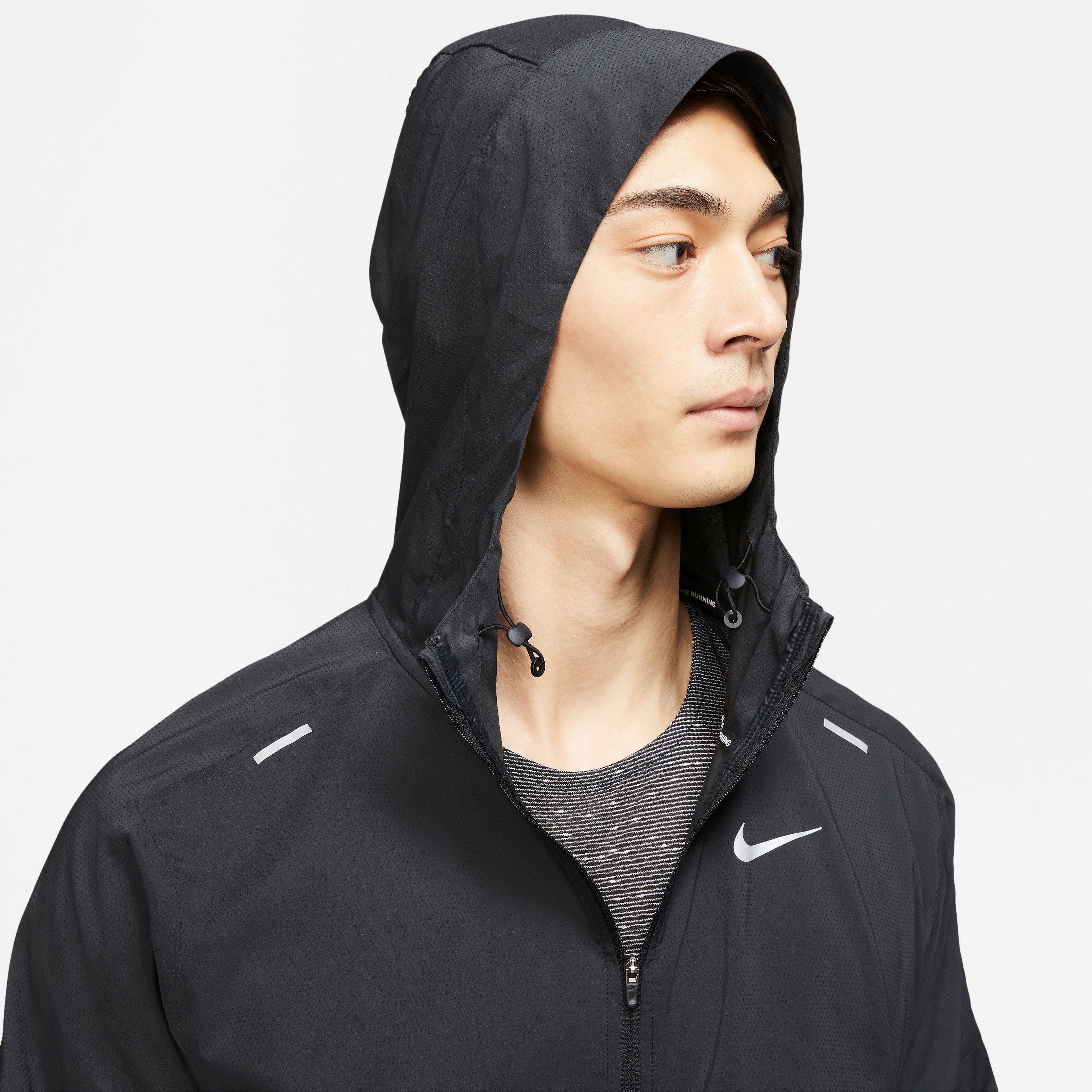 Men's Laufjacke schwarz Running Jacket Nike Windrunner