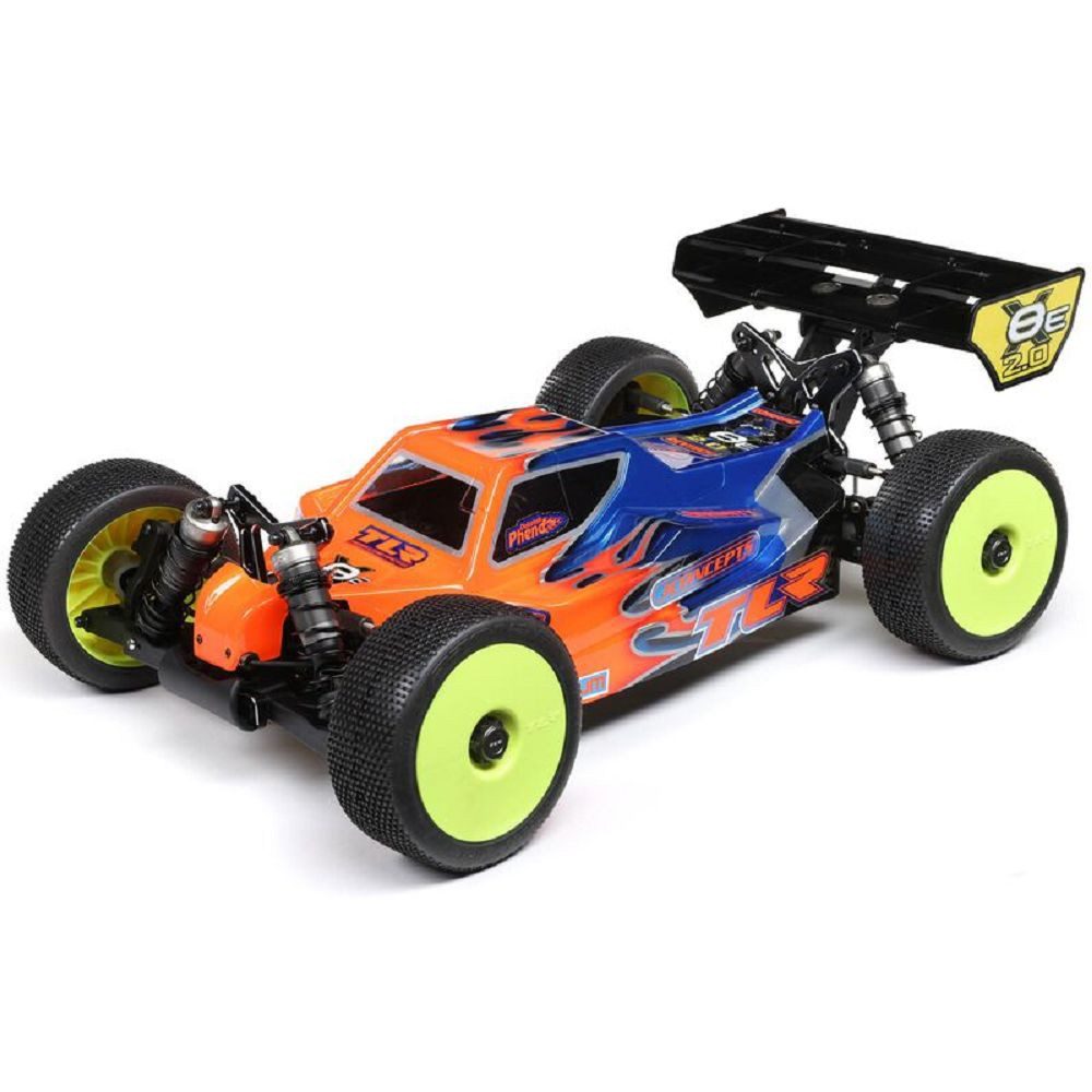 RC-Motorrad Losi 8IGHT-X/E 2.0 Combo Race Kit 1:8 4WD Nit/El Buggy