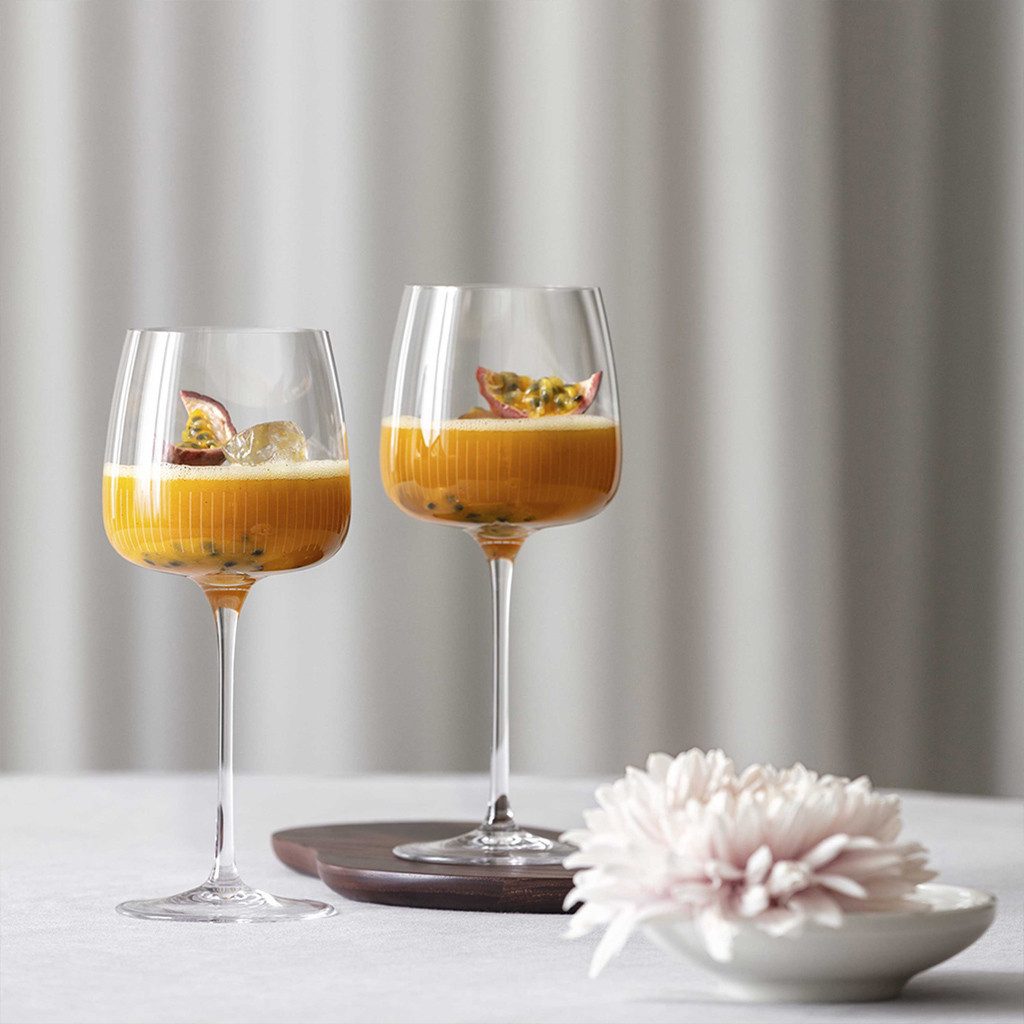 Villeroy & Boch Rotweinglas Afina Rotweinkelch, Set 4tlg. 227mm, 4-tlg., Glas, Kristallglas, 4 Stck, spülmaschinenfest
