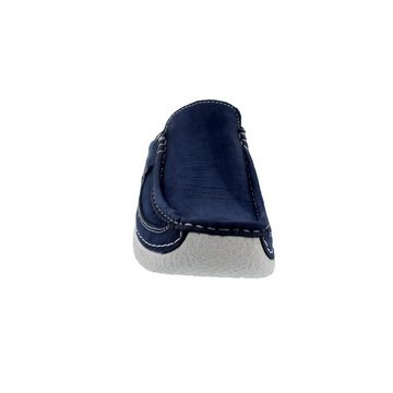 WOLKY Roll-Slide, Clog, Antique nubuck, Denim, 0620211-820 Clog