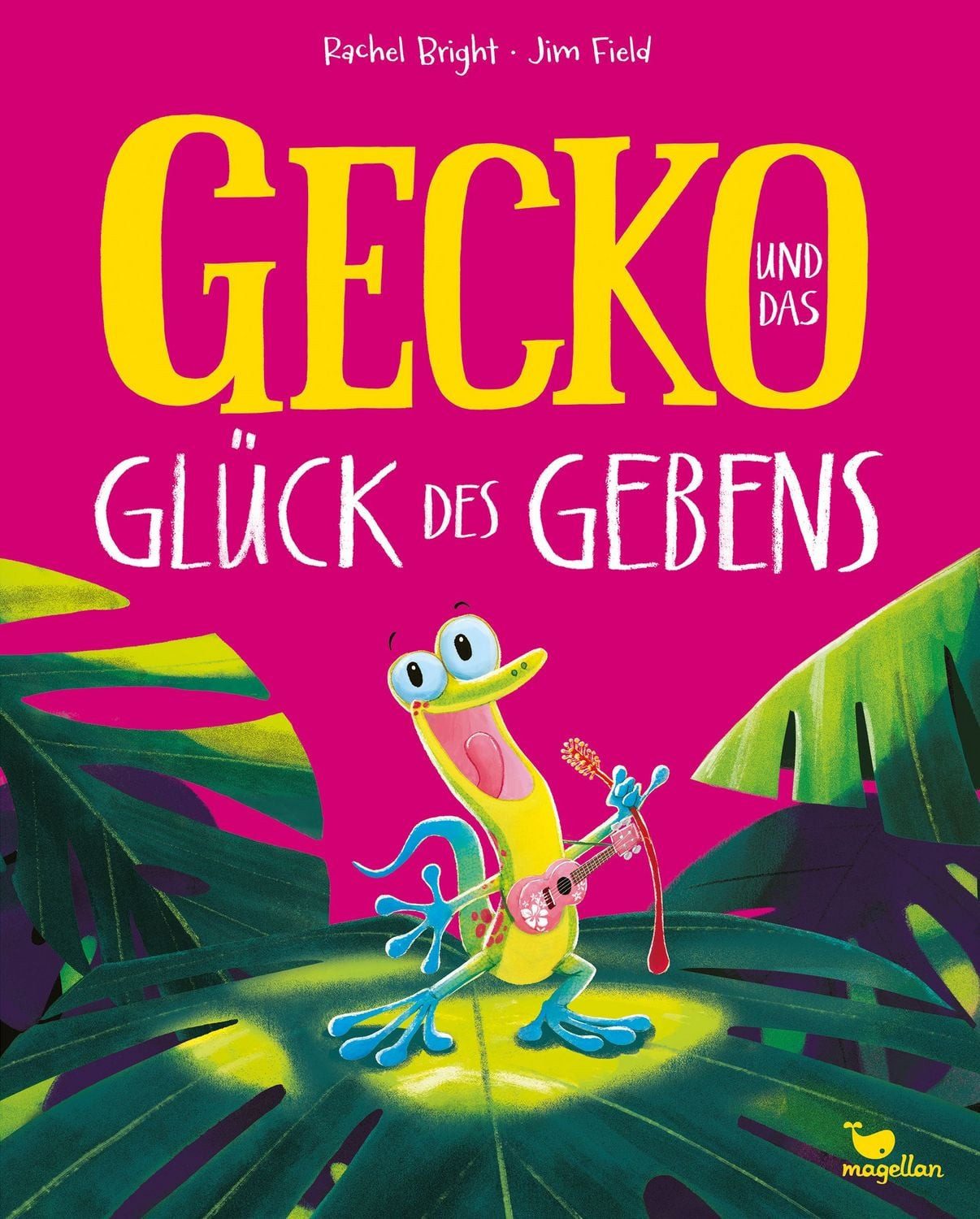 Gecko und das Glück des Gebens / Rachel Bright, Ein Bilderbuch ab 3 Jahren über Freundschaft und Rücksichtnahme