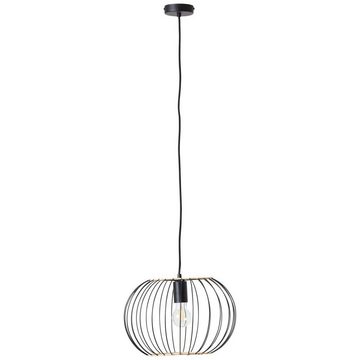 Brilliant Pendelleuchte Silemia, Lampe, Silemia Pendelleuchte 1flg schwarz matt, 1x A60, E27, 52W, Kabe