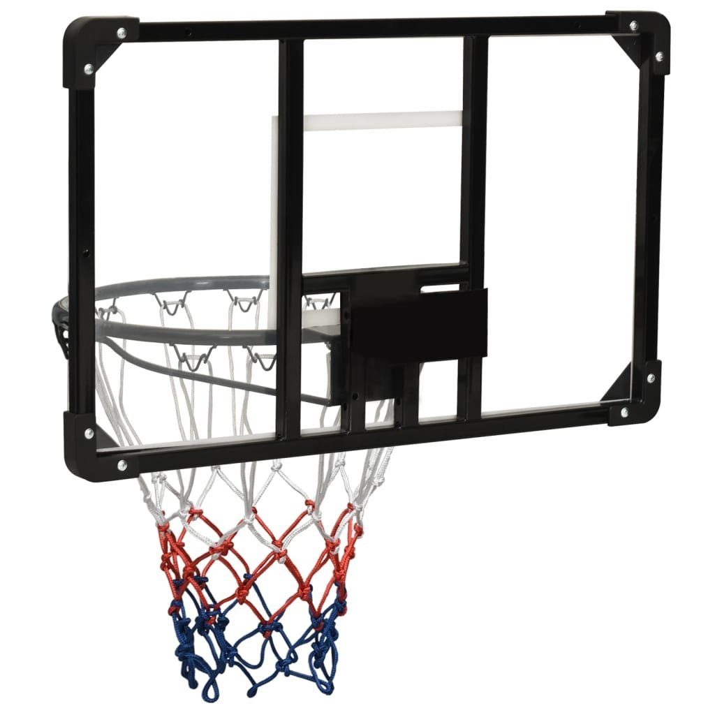 vidaXL Basketballkorb 71x45x2,5 Transparent Basketballkorb cm Polycarbonat