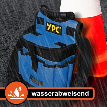 YPC Werkzeugtasche "Rapid" Gürteltasche XXL, 29x20x13cm, 5 kg Tragkraft, stabiler Tragegriff, viele Steckfächer, robust, praktisch