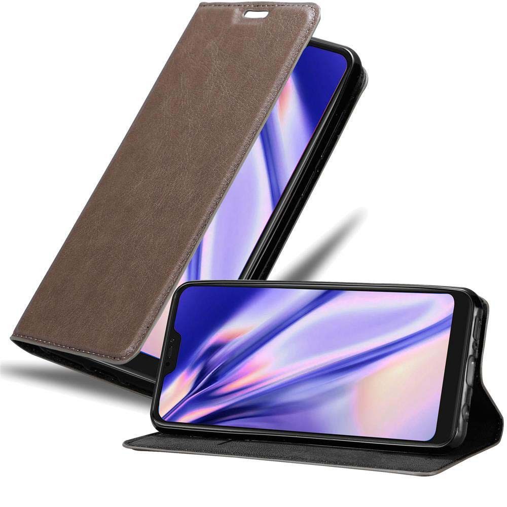 Cadorabo Handyhülle für Xiaomi Mi 8 LITE Hülle Xiaomi Mi 8 LITE, Hülle Schutzhülle mit Standfunktion, Magnetverschluss und Kartenfach