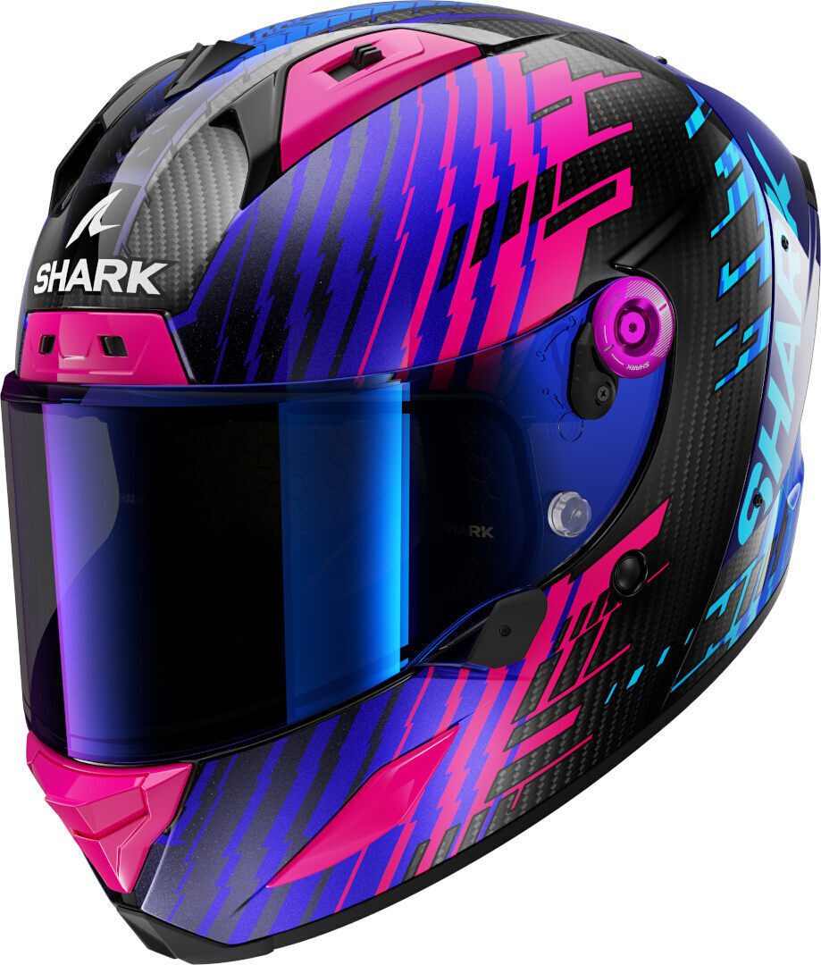 Shark Motorradhelm Aeron Edgy Carbon Helm, Visier