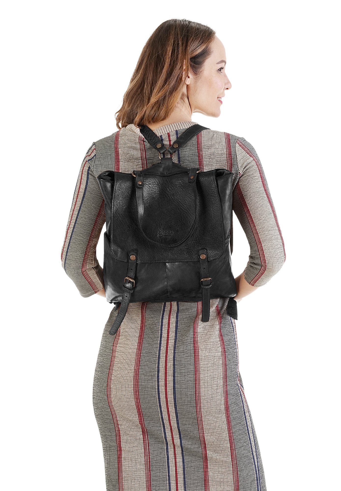 X-Zone Cityrucksack, echt Leder günstig online kaufen