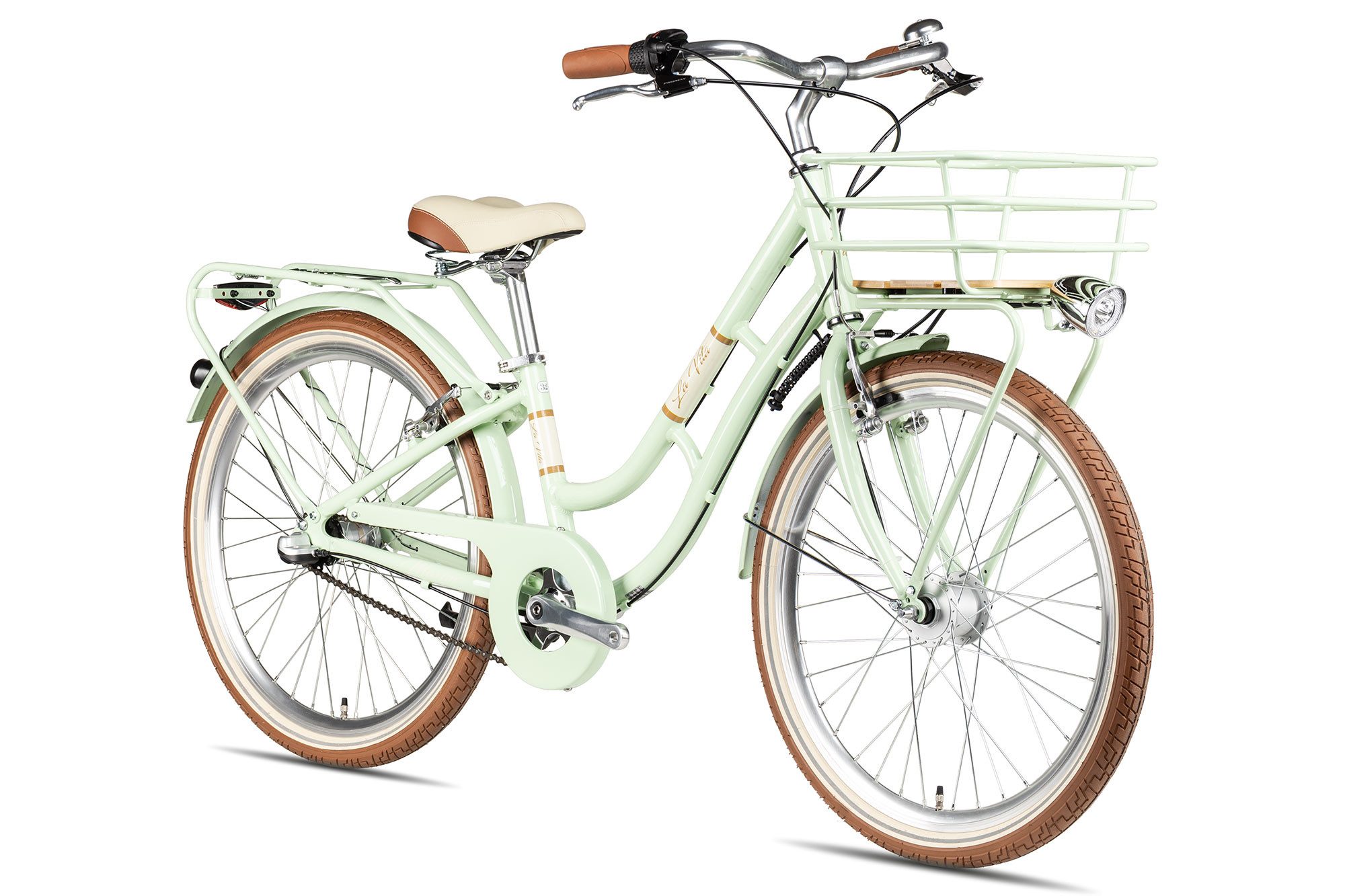 Maxim Kinderfahrrad Maxim La Vita 3 24, 3 Gang Shimano Nexus 3 Rücktritt Schaltwerk, Nabenschaltung Rücktritt, Nabenschaltung Rücktritt grün