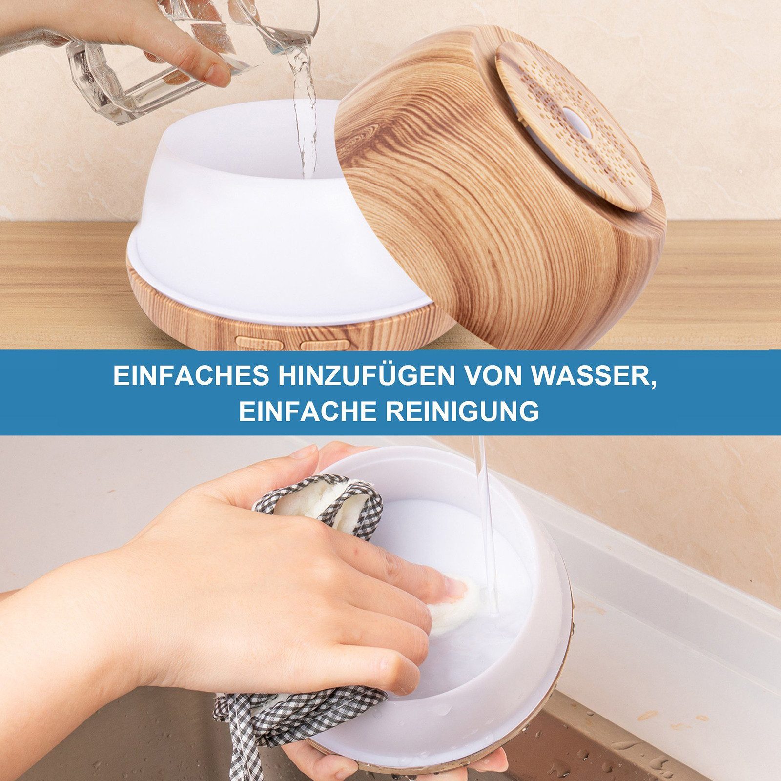 MODFU Luftbefeuchter Luft Befeuchter Aroma Diffuser günstig online kaufen