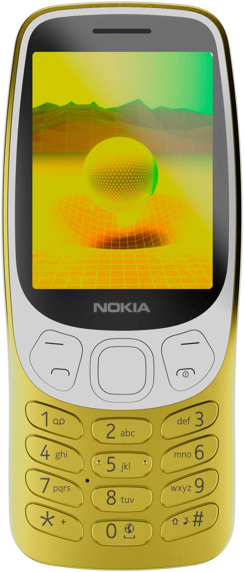 Nokia 3210 4G Handy (6,09 cm/2,4 Zoll, 0,12 GB Speicherplatz, 2 MP Kamera)