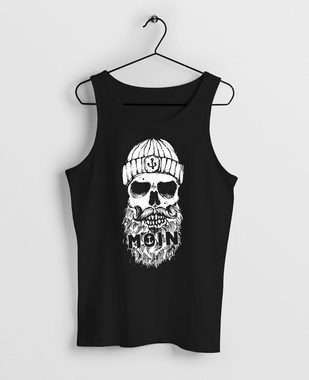 Neverless Tanktop Herren Tank-Top Moin Totenkopf Anker Skull Muskelshirt Muscle Shirt Neverless® mit Print