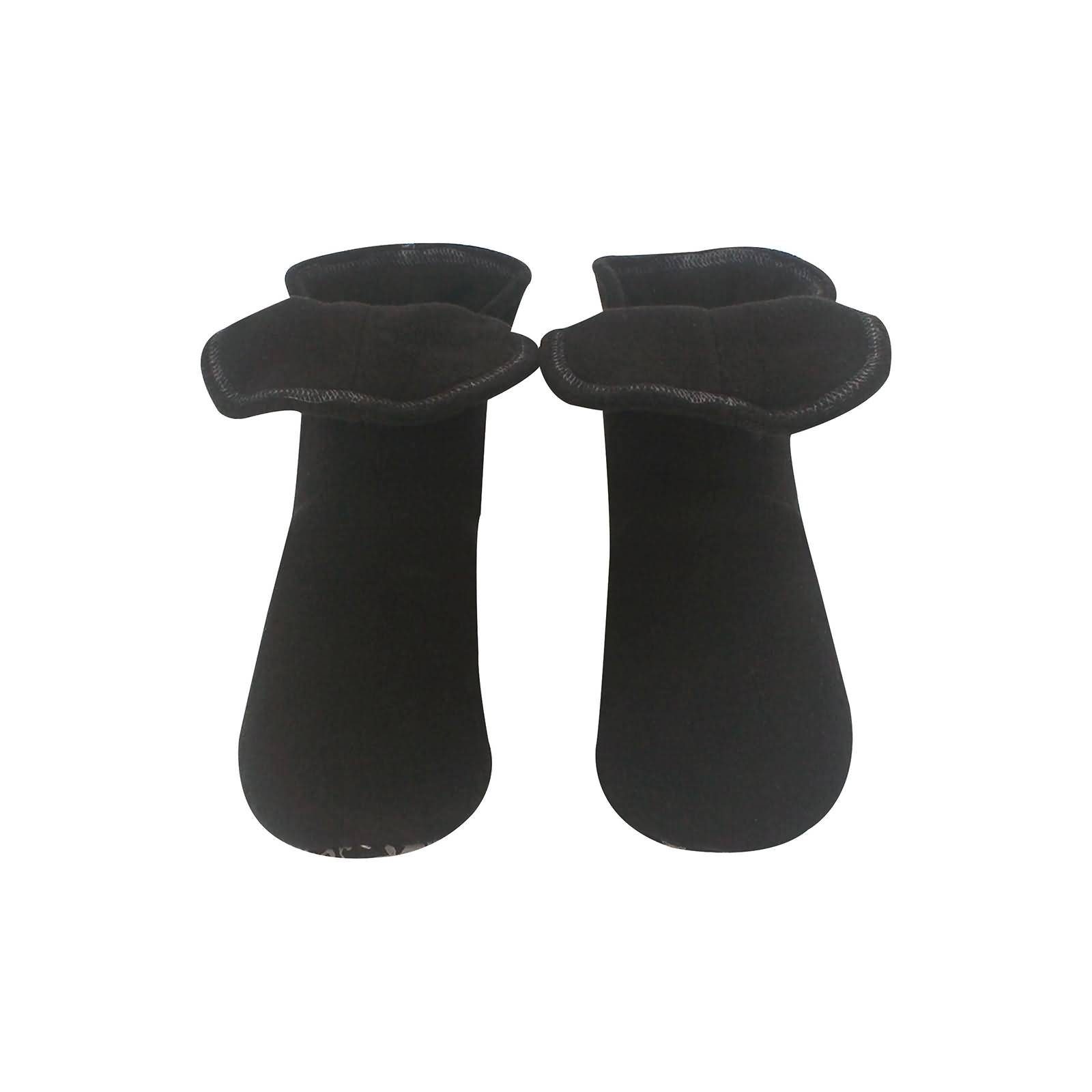 RAIKOU Hausstiefel Haussocken super flauschige Hüttenschuhe Hausschuh aus Micro Fleece mit ABS und Rutschfester Sohle