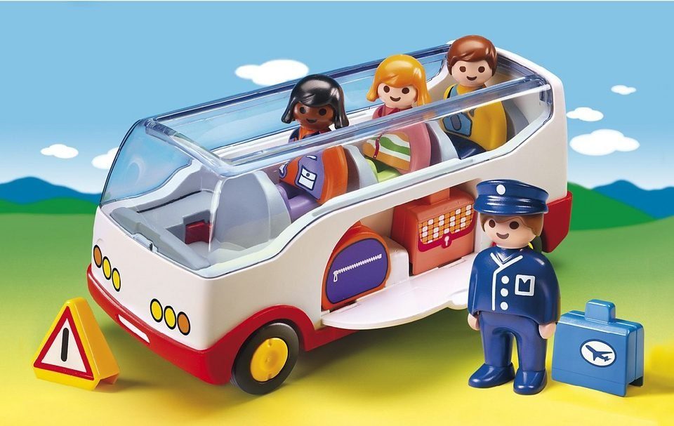 Made in Europe Reisebus (6773), Playmobil® Konstruktions-Spielset 1-2-3, Playmobil