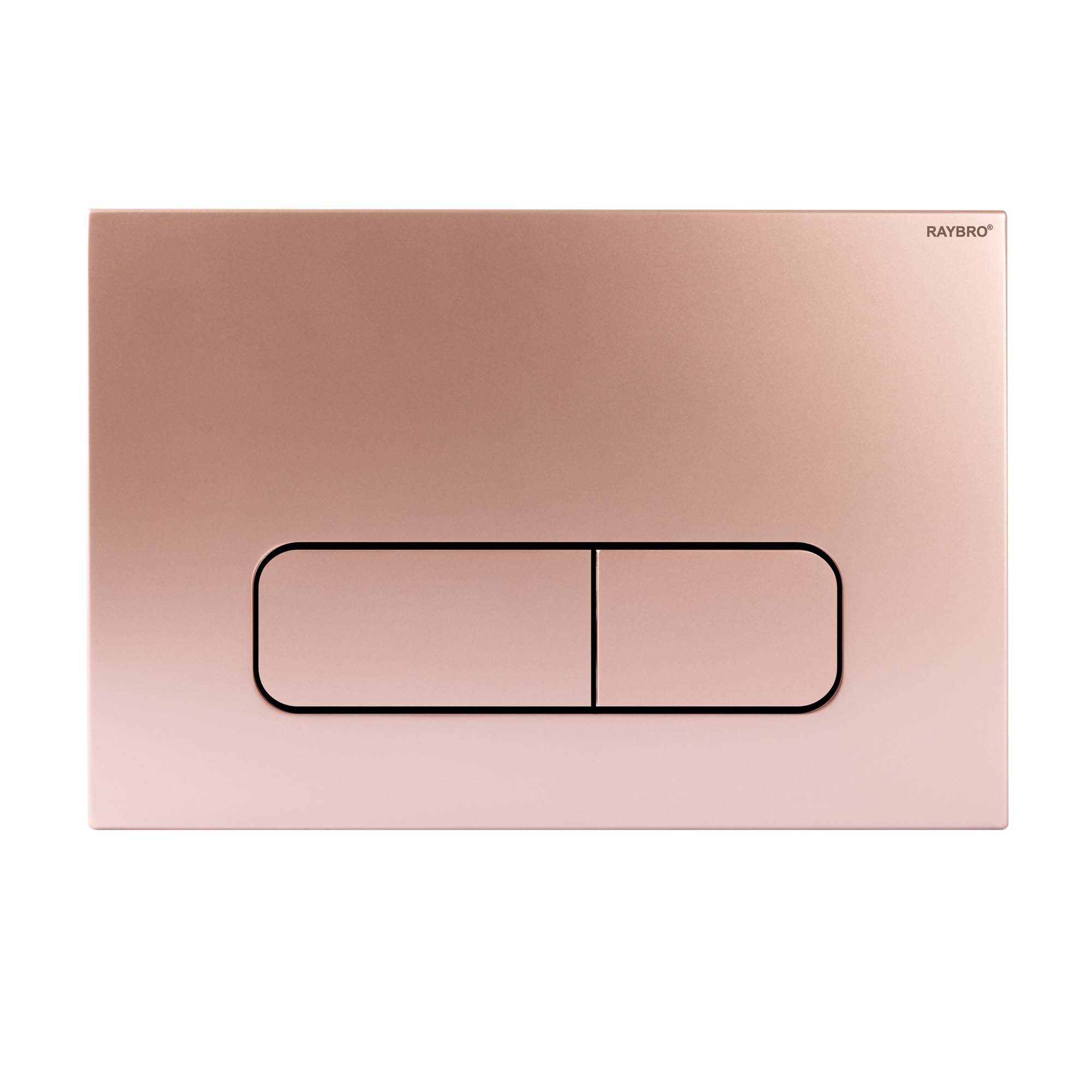 Raybro Innovations Betätigungsplatten MOCHA 55 Rose Gold für Geberit Spülkästen UP320, UP300, UP100