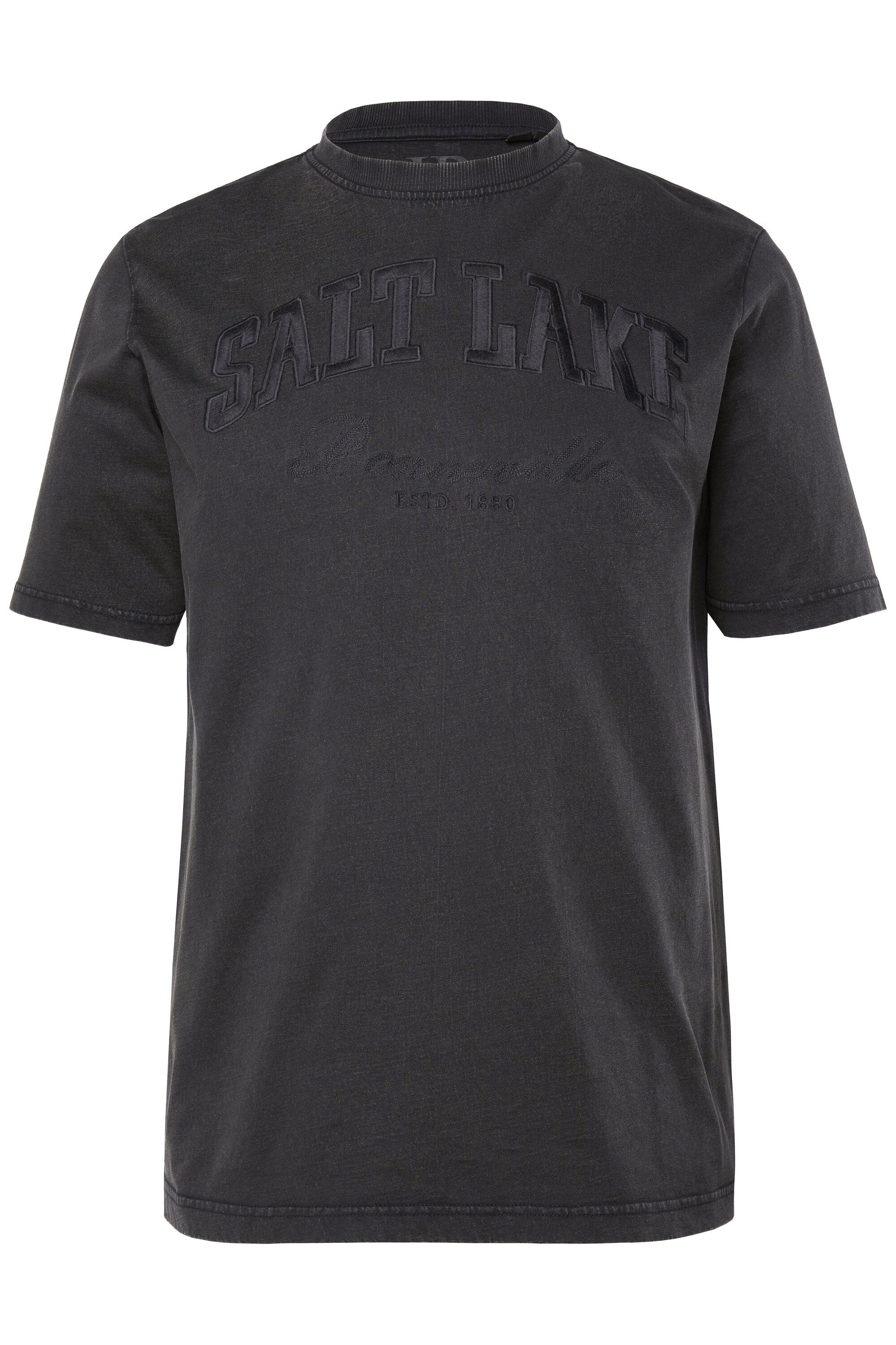 JP1880 T-Shirt JP1880 T-Shirt Halbarm Vintage-Look Brustprint günstig online kaufen