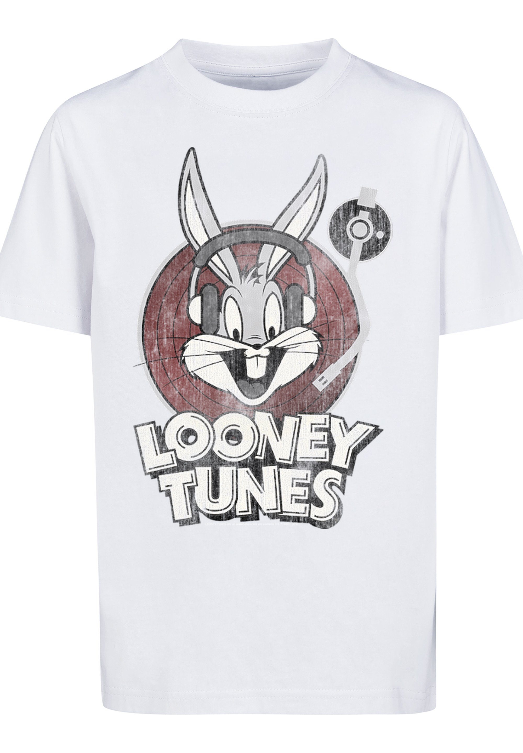 T-Shirt Merch,Jungen,Mädchen,Bedruckt Tunes Bunny' weiß Bugs 'Looney Kinder,Premium F4NT4STIC Unisex T-Shirt