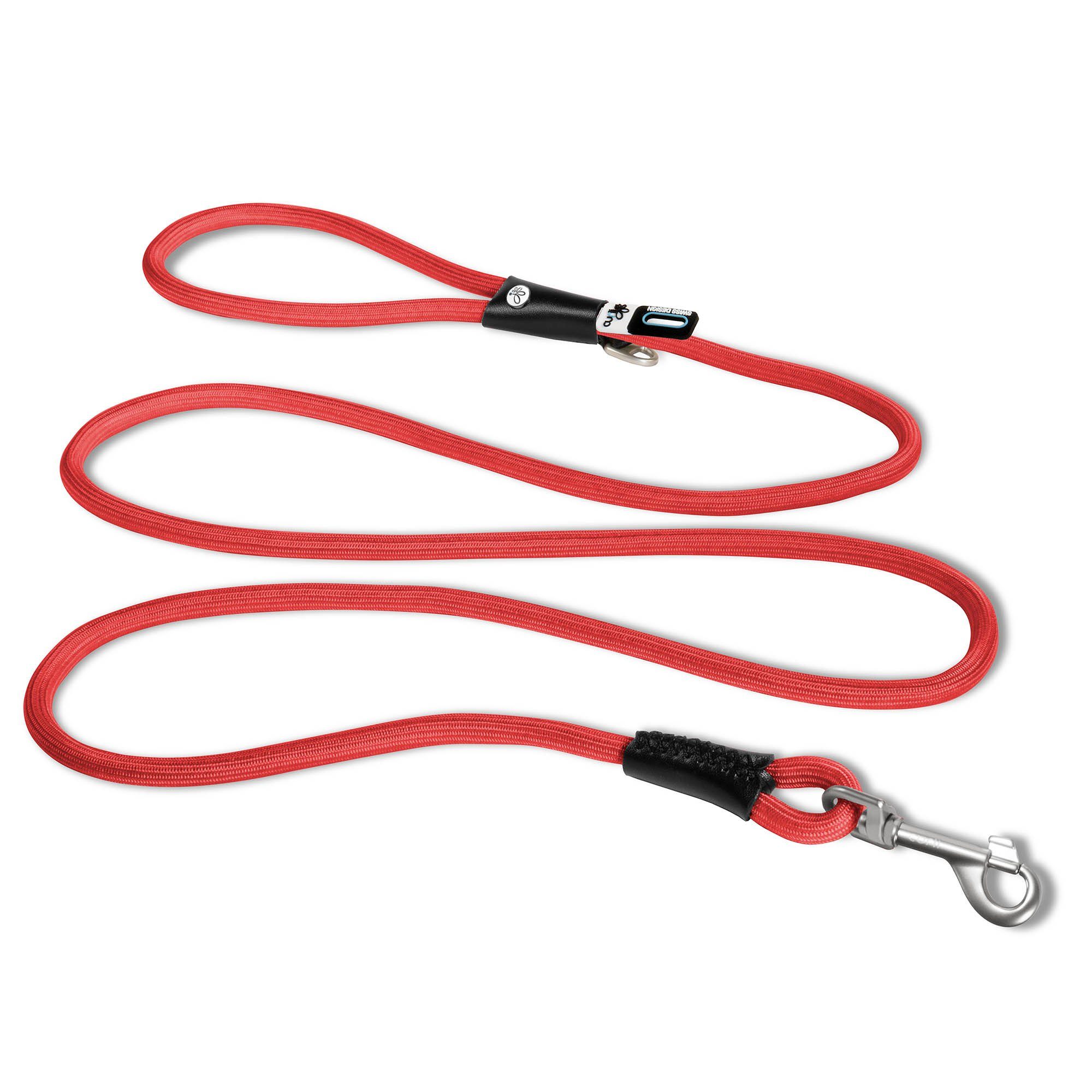Curli Hundeleine Curli Stretch Comfort stoßdämpfende Nylon Hunde Führleine Hundeleine