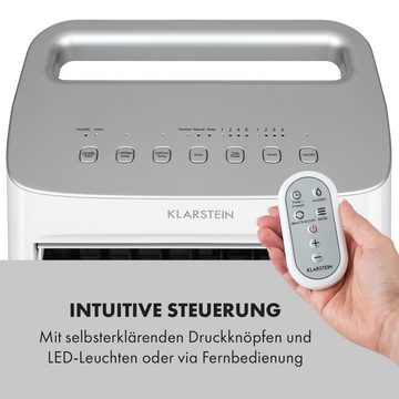 Klarstein Ventilatorkombigerät Coldplayer 4-in1 Luftkühler, mit Wasserkühlung & Eis mobil Klimagerät ohne Abluftschlauch