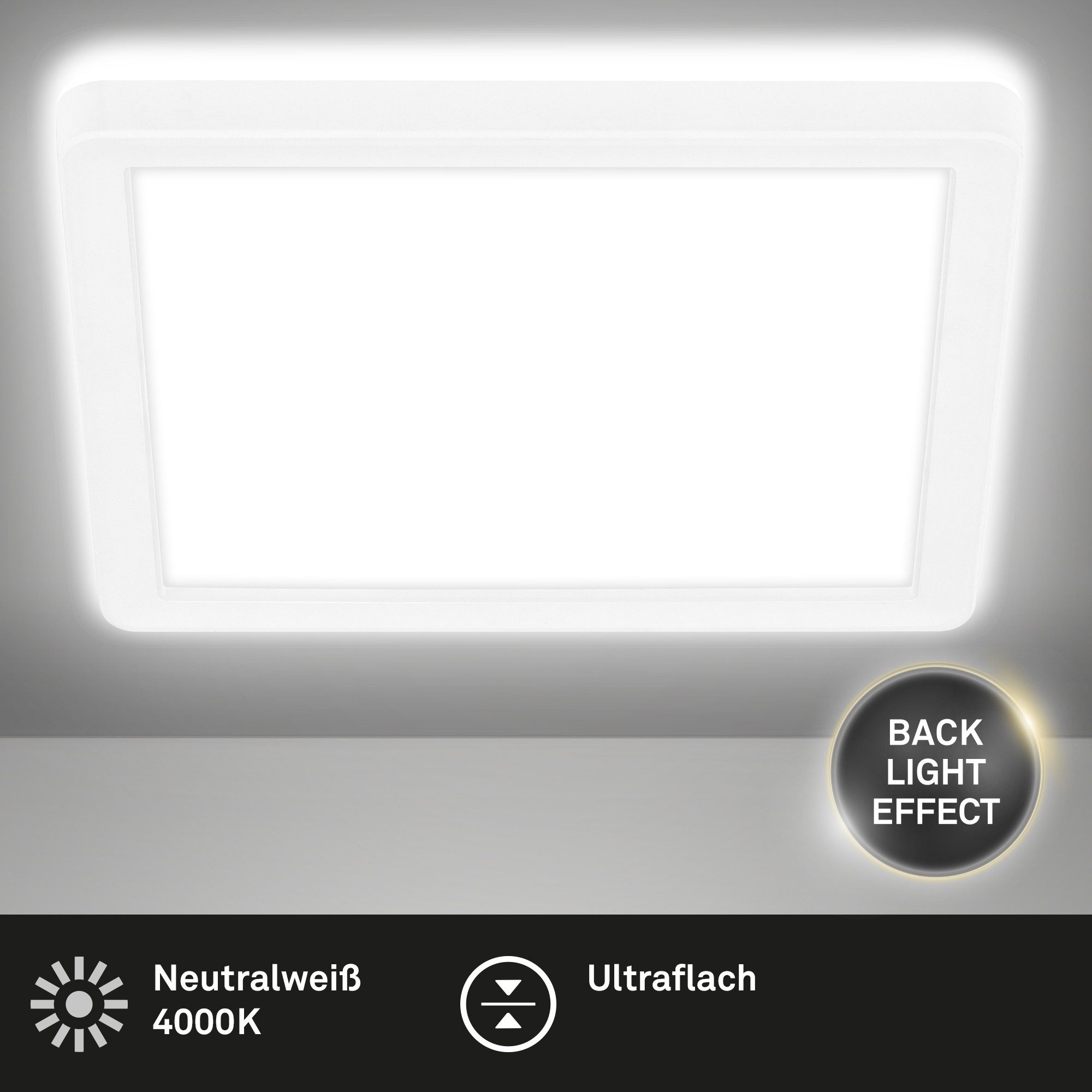 Briloner Leuchten Deckenleuchte LED Deckenlampe Panel günstig online kaufen