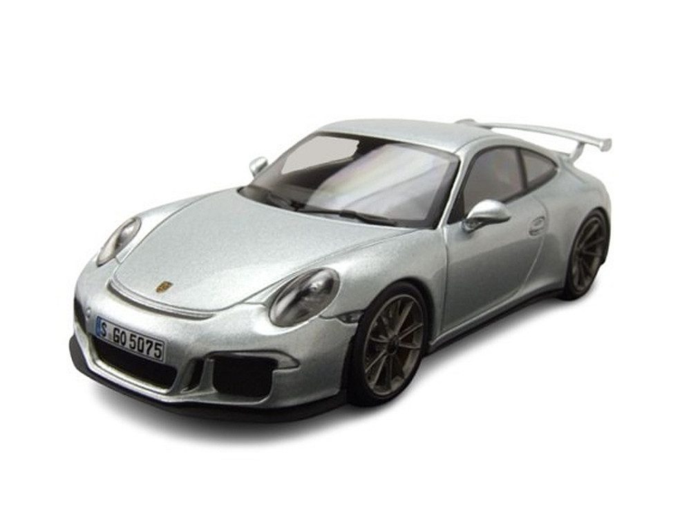 Minichamps Modellauto Porsche 911 (991) GT3 2012 silber, Maßstab 1:43