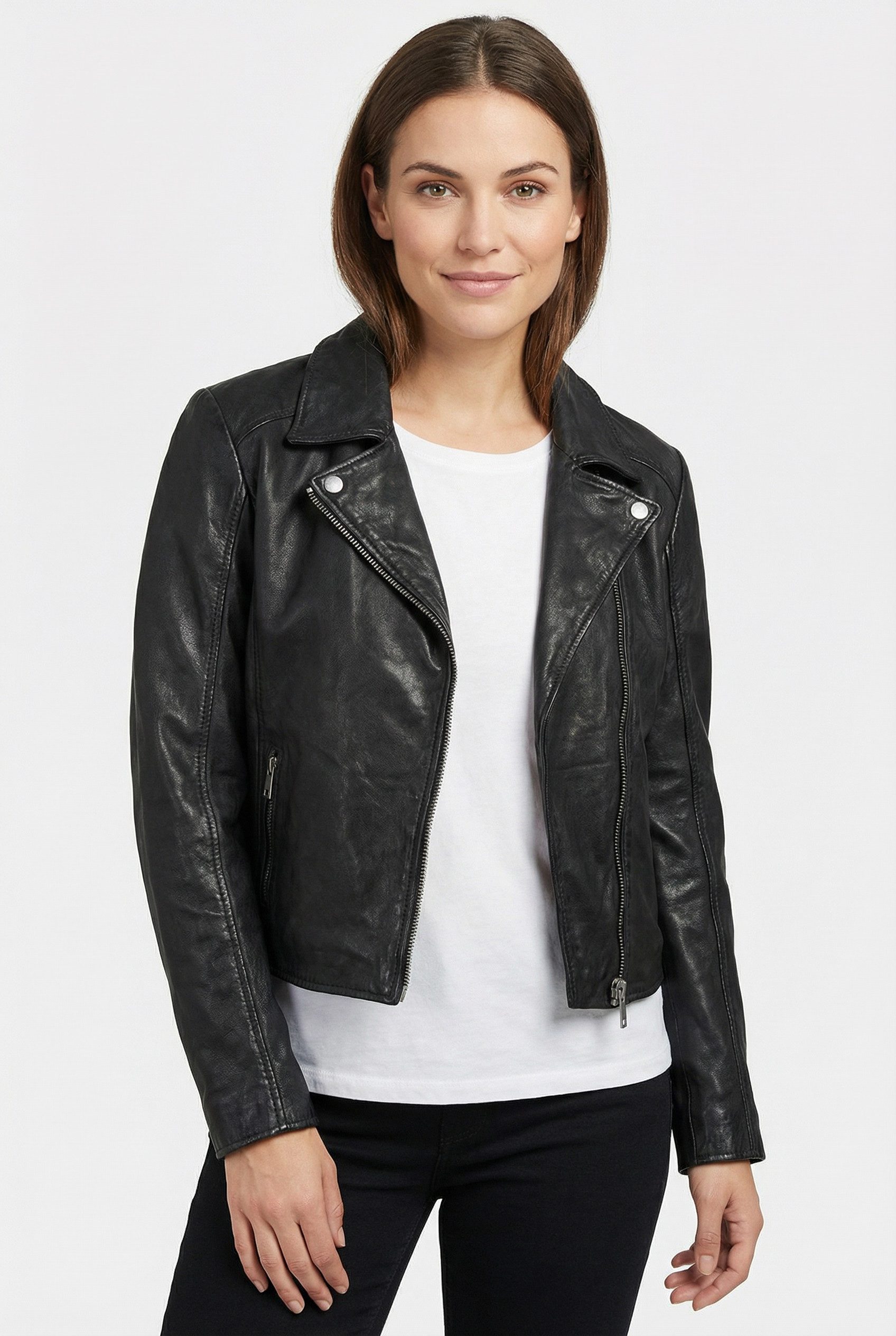 Mauritius Lederjacke MWKalea mit Reverskragen