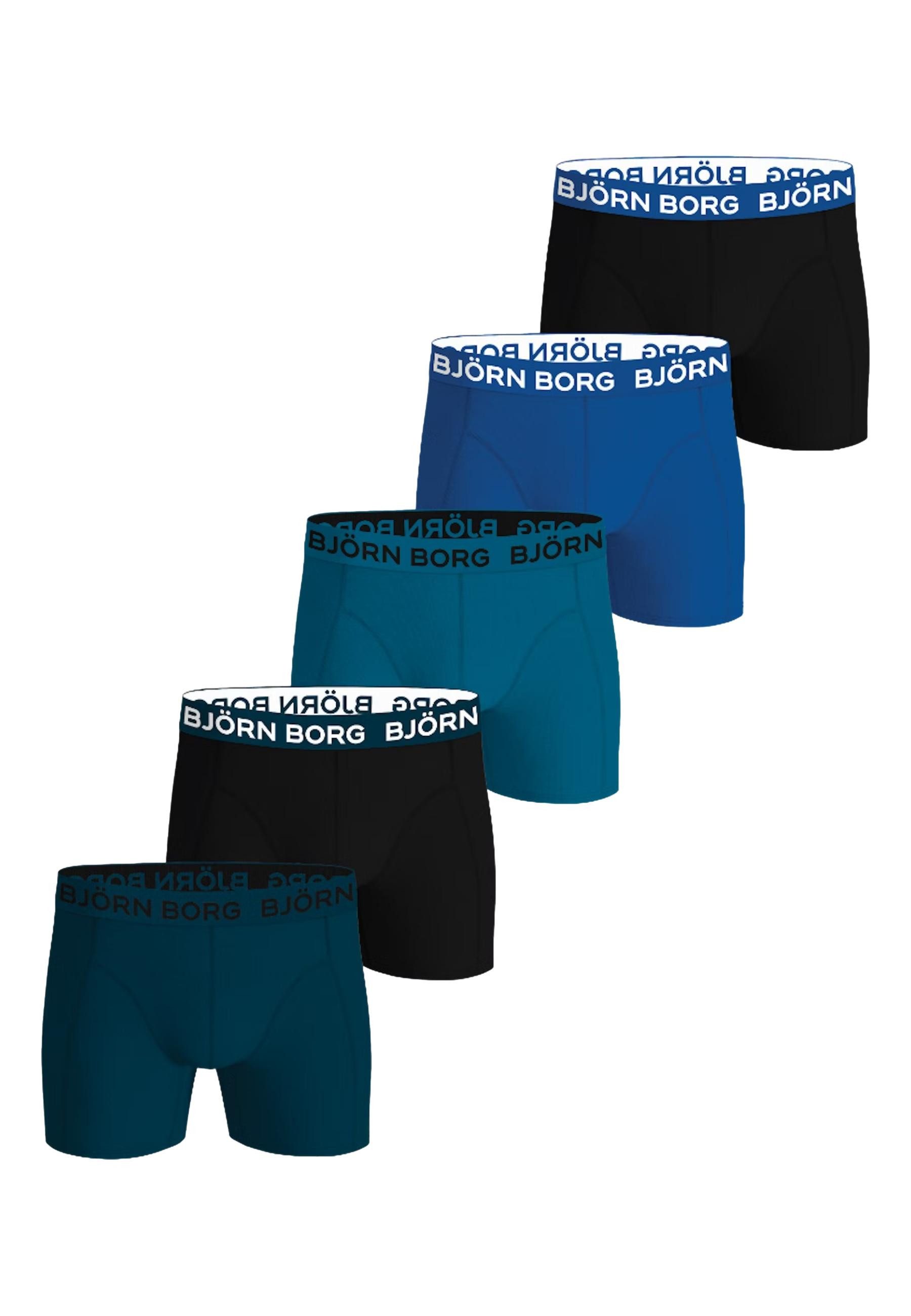 Björn Borg Boxershorts Boxershorts Unterhosen Stretch Boxers 5-pack (5-St)