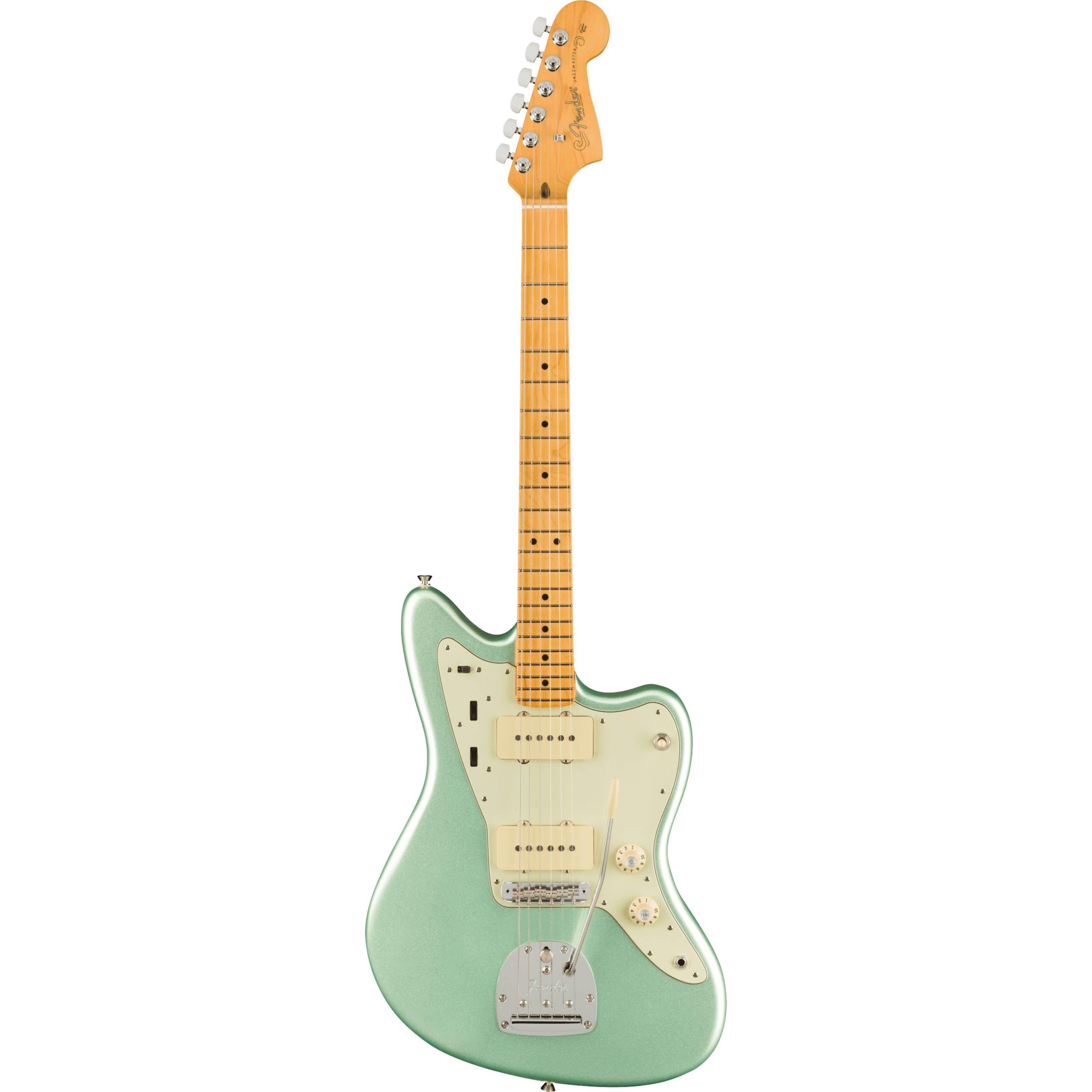 Fender E-Gitarre, E-Gitarren, Andere Modelle, American Professional II Jazzmaster MN Mystic Surf Green - E-Gitarre