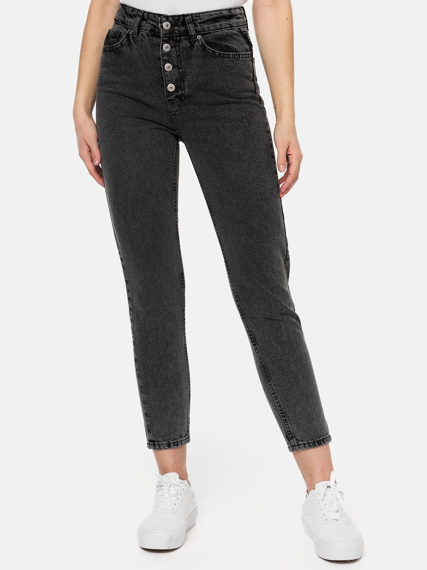 Tazzio Mom-Jeans F126 Damen Jeanshose