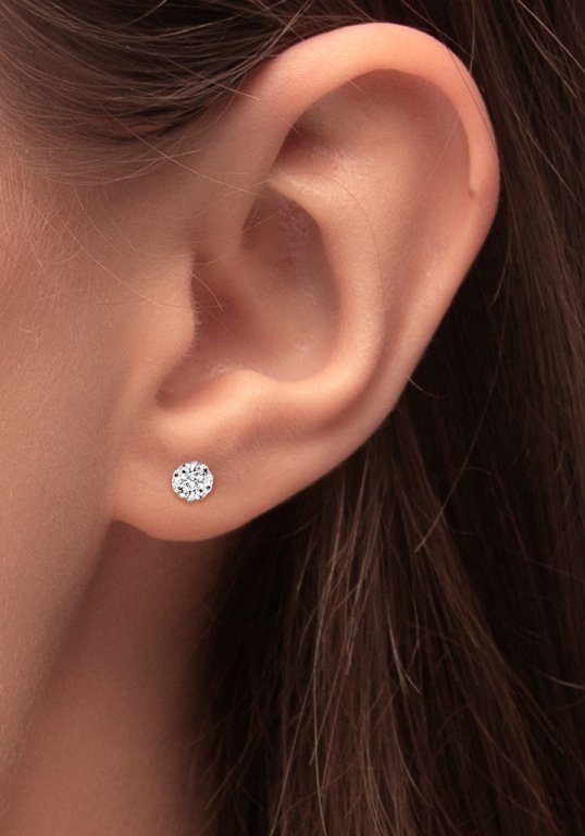 Amor Single-Ohrstecker Schmuck Geschenk Single Ohrschmuck für ein Ohr 9035564 Gold 585, mit Kristallstein