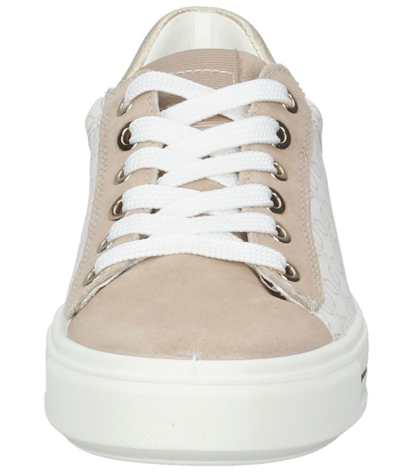 Sneaker Ara Leder Silber Beige Sneaker