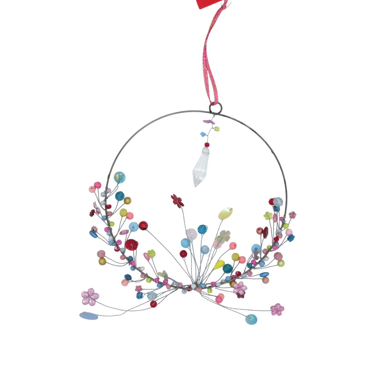 Just Be Hängedekoration Perlenkreis Bunt mit Kristall