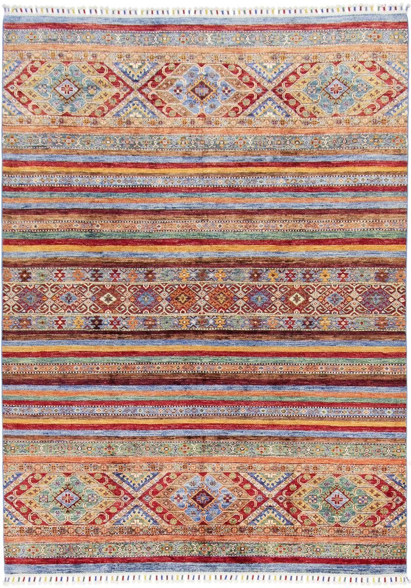 Orientteppich Arijana Shaal 176x243 Handgeknüpfter Orientteppich, Nain Trading, rechteckig, Höhe: 5 mm