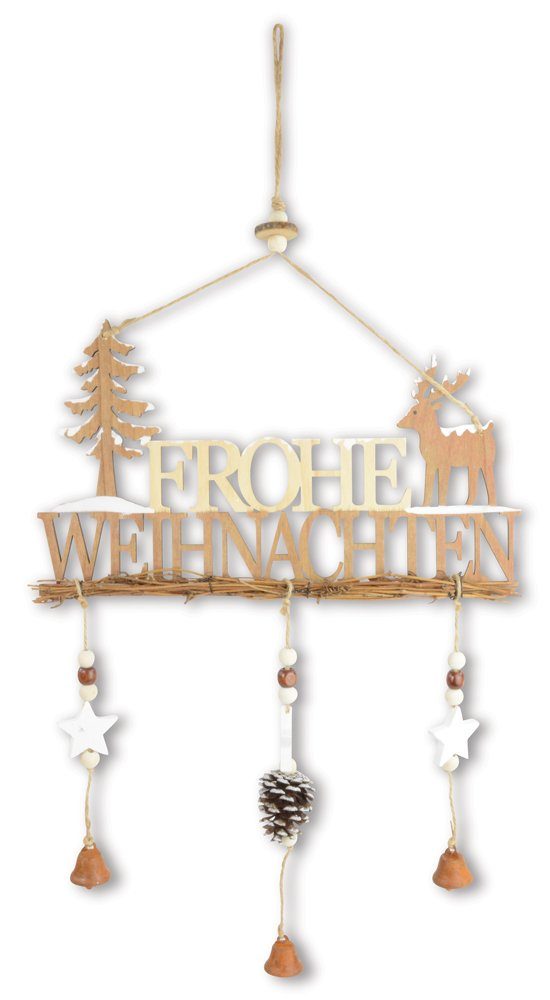 17156 RIFFELMACHER Schriftzug WEINBERGER 'Frohe Riffelmacher & Deko-Schriftzug Weihnachten'