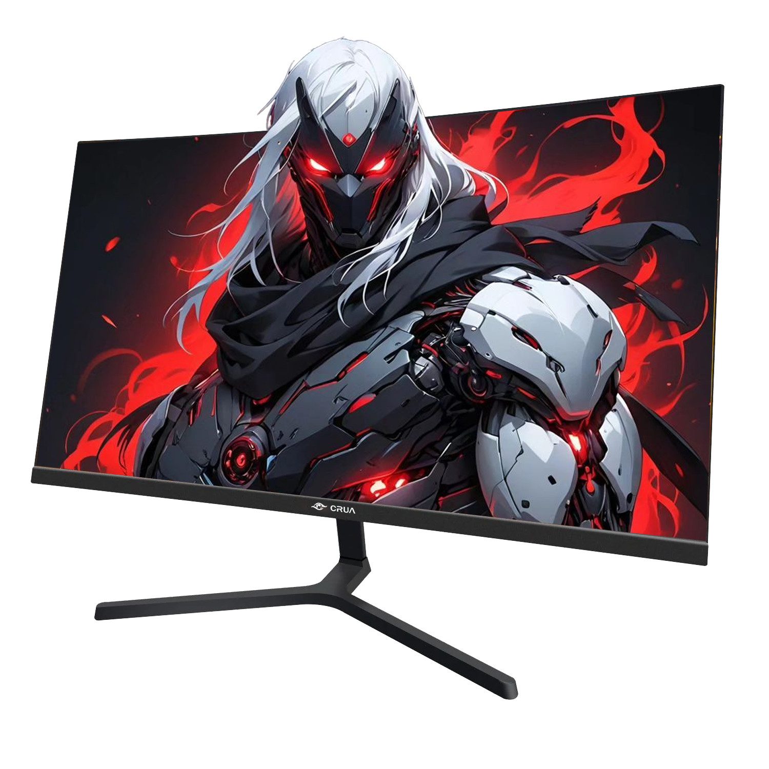 CRUA 24-Zoll rahmenloser FHD-1080p-Bildschirm, AMD FreeSync, 200 Hz/180 Hz Curved-Gaming-Monitor (61 cm/24 ", 1920 x 1080 px, FHD, 200 Hz, LCD)