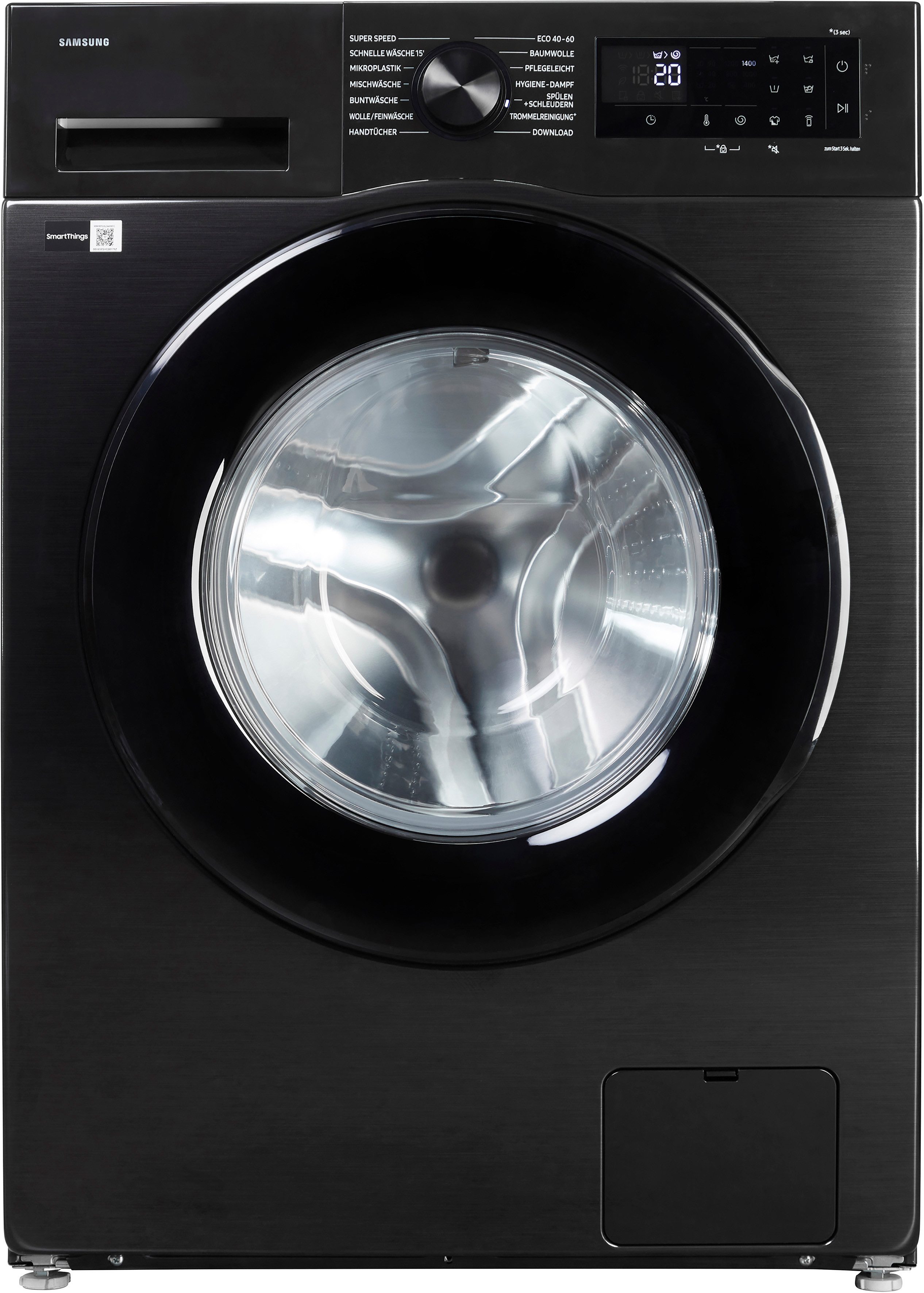 Samsung Waschmaschine WW5000F WW1EFG5U34ABEG, 10 kg, 1400 U/min, AI Ecobubbleᵀᴹ - Effizient und schonend waschen