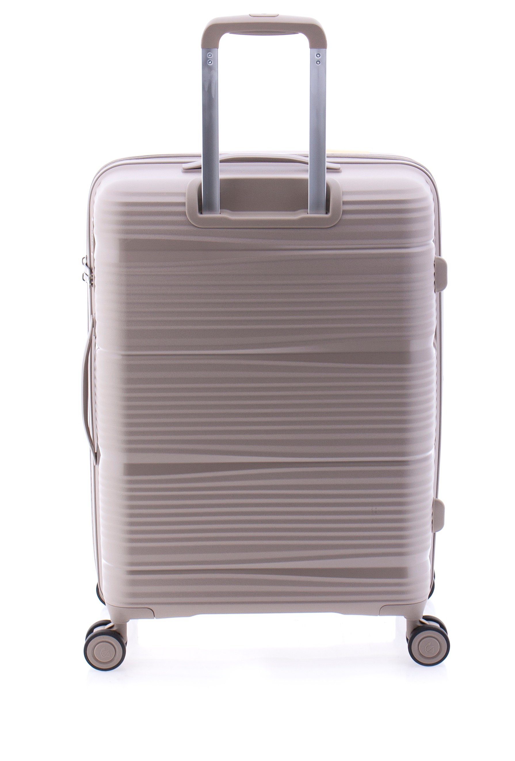 GLADIATOR Hartschalen-Trolley Koffer M - 65 cm, 4 Rollen, TSA, Dehnfalte, div. Farben